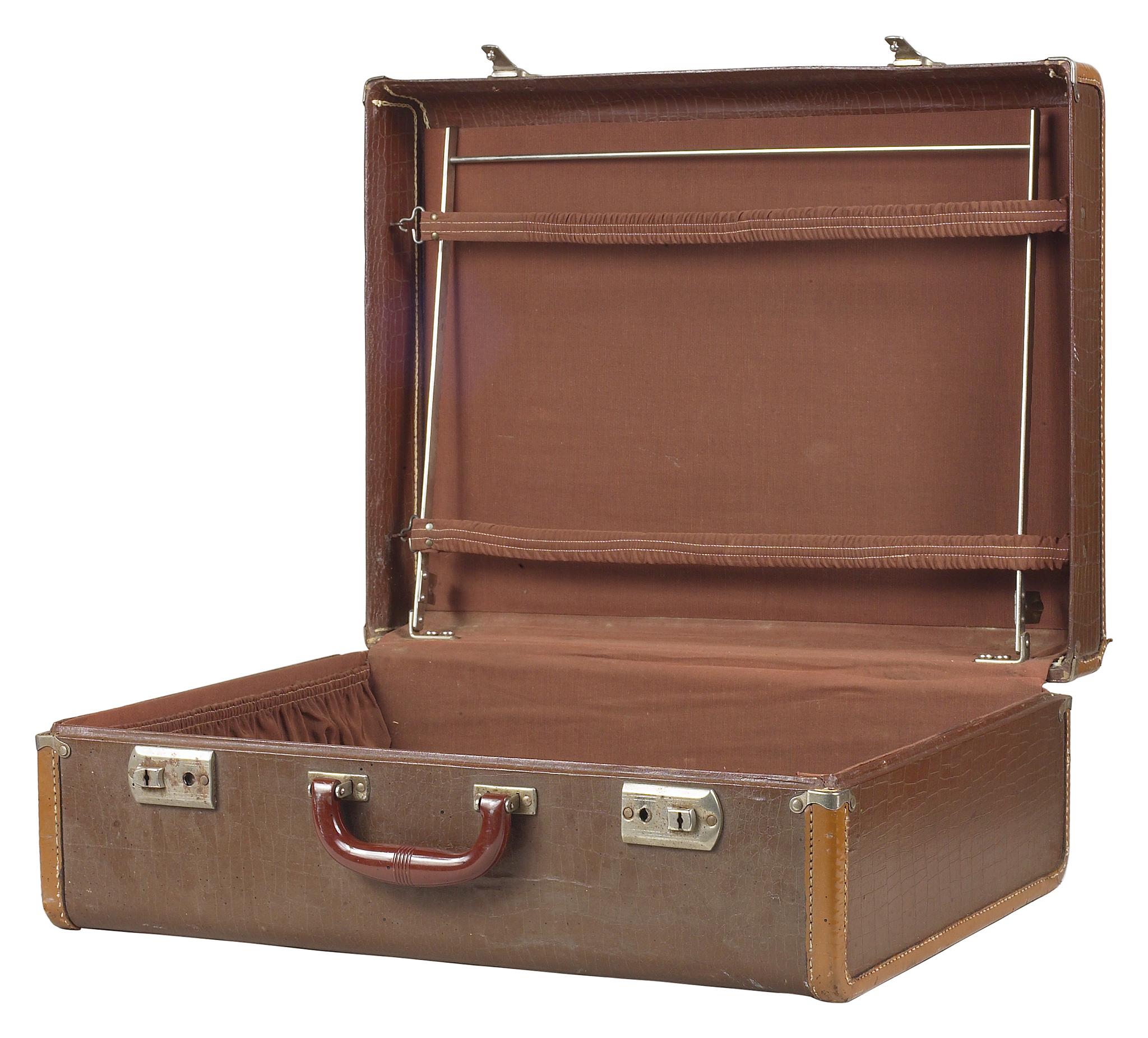 Vintage Crazy Horse Leather Watch Travel Case - Single Watch