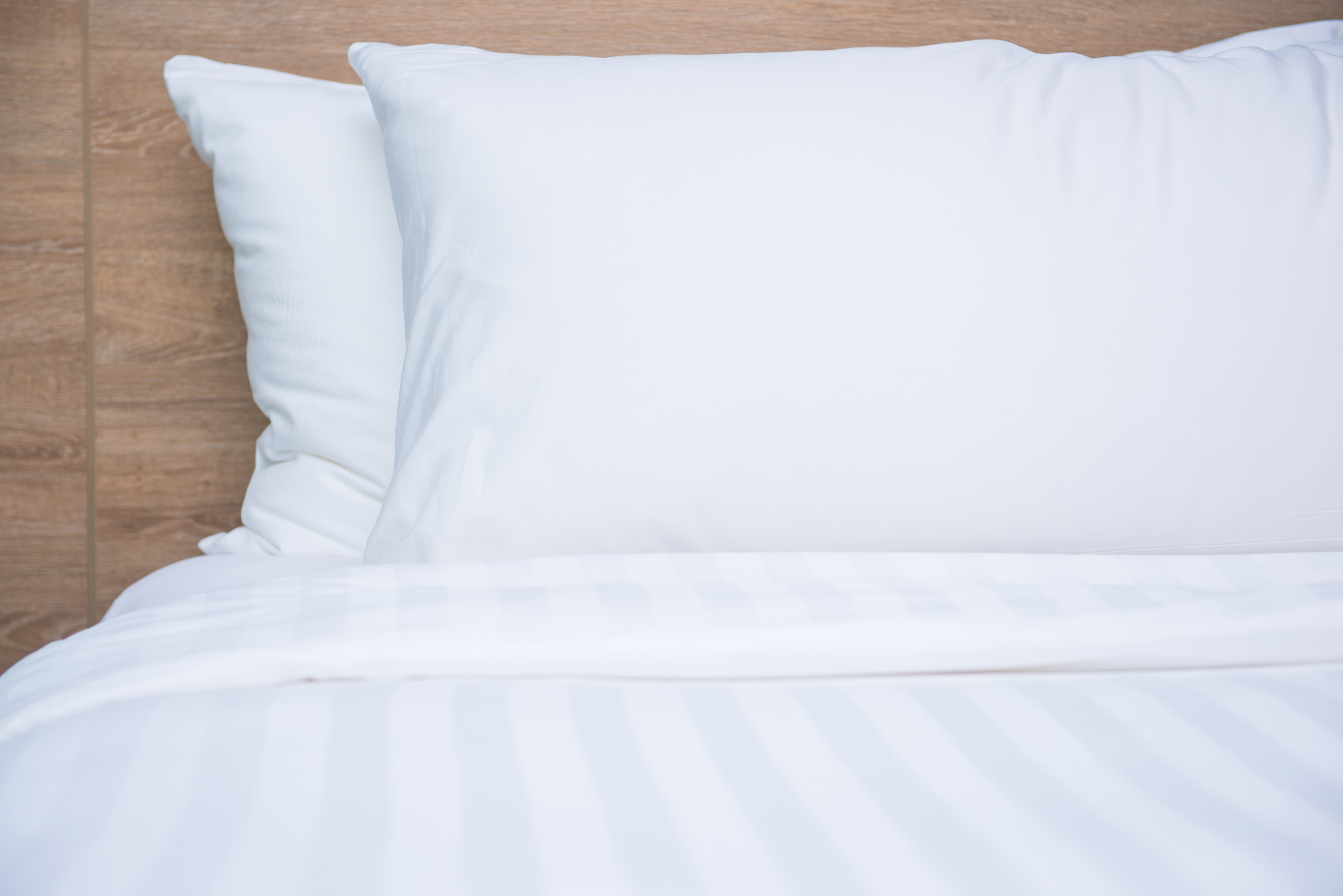 bedroom interior design with comfortable soft pillows