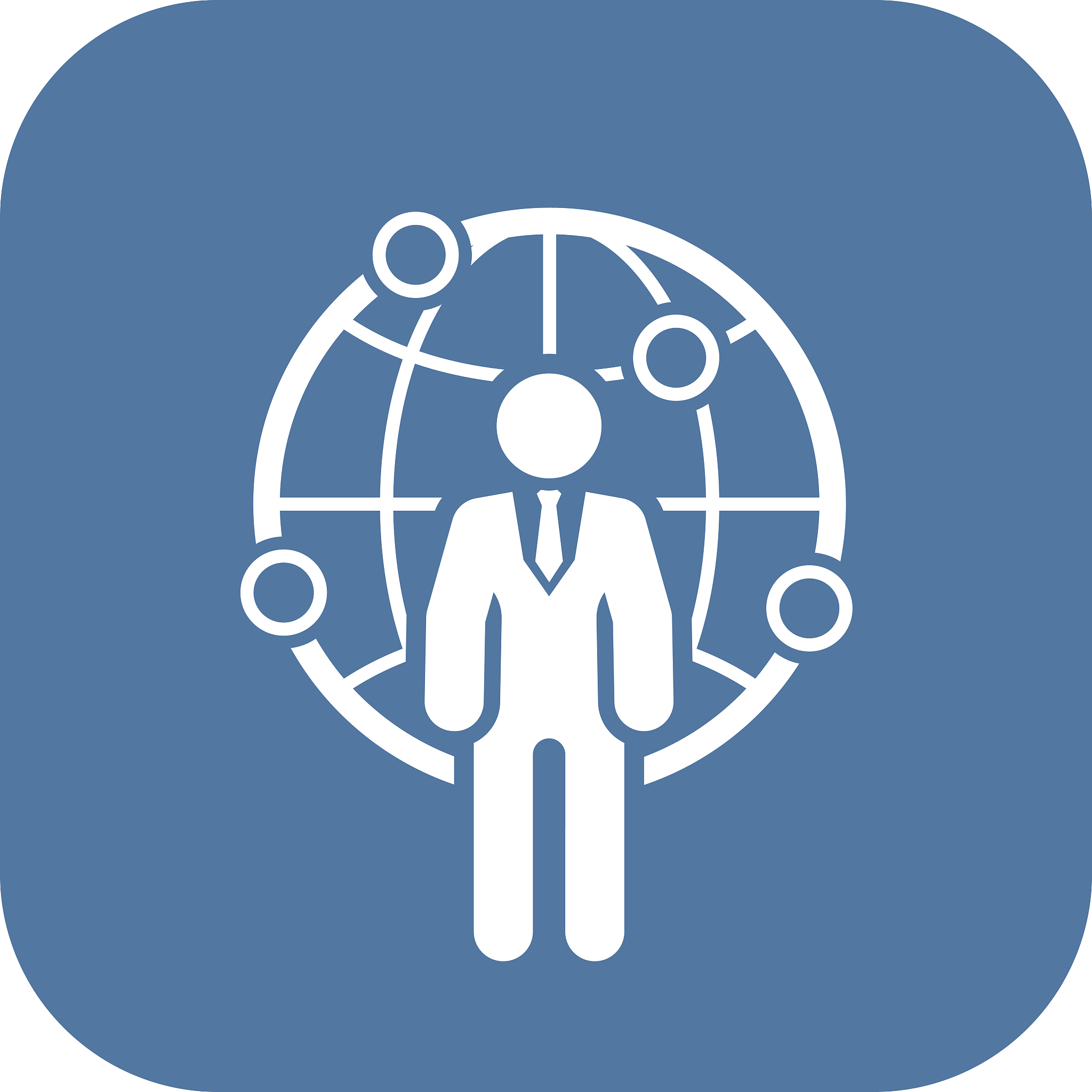 global business icon. flat design.