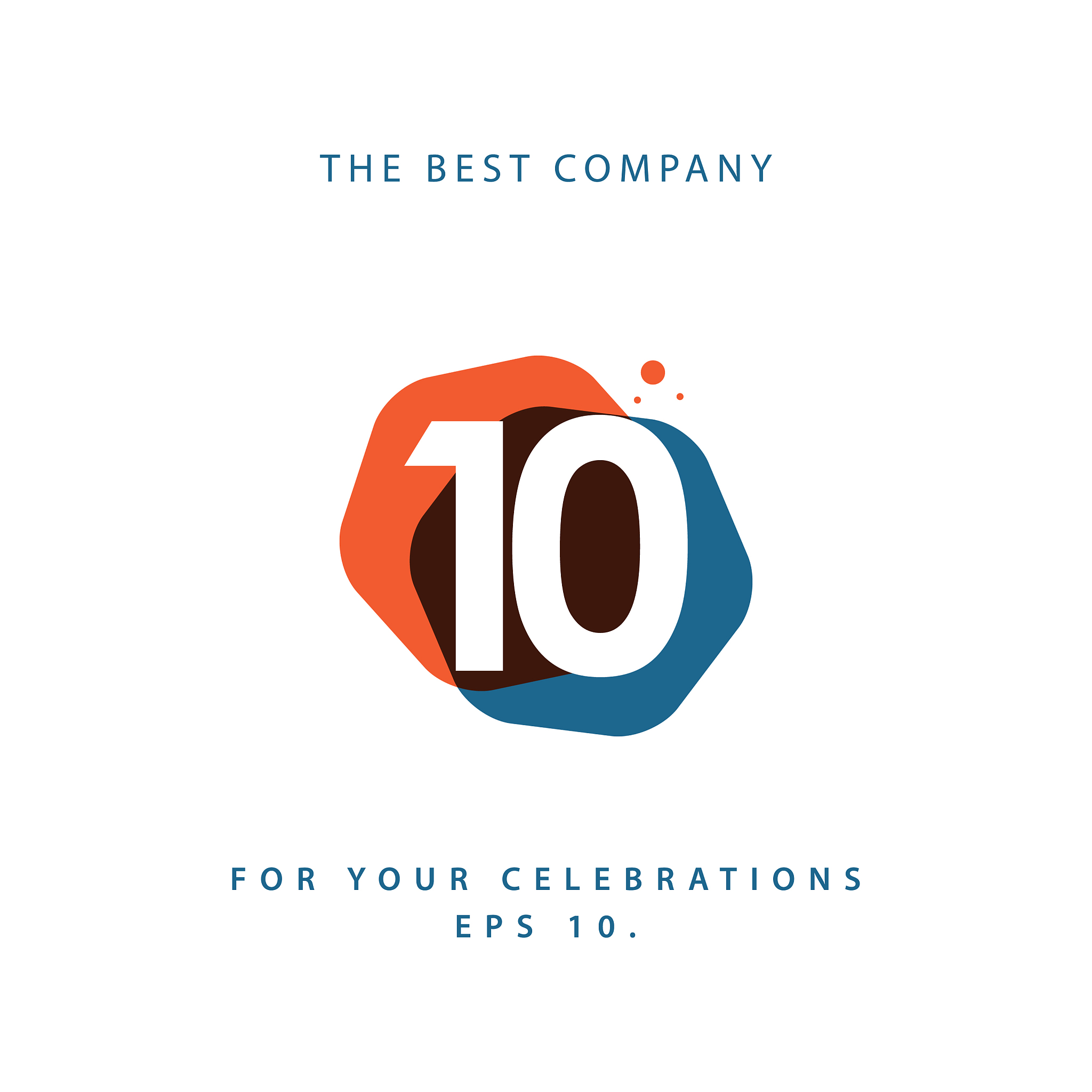 10 year anniversary template design