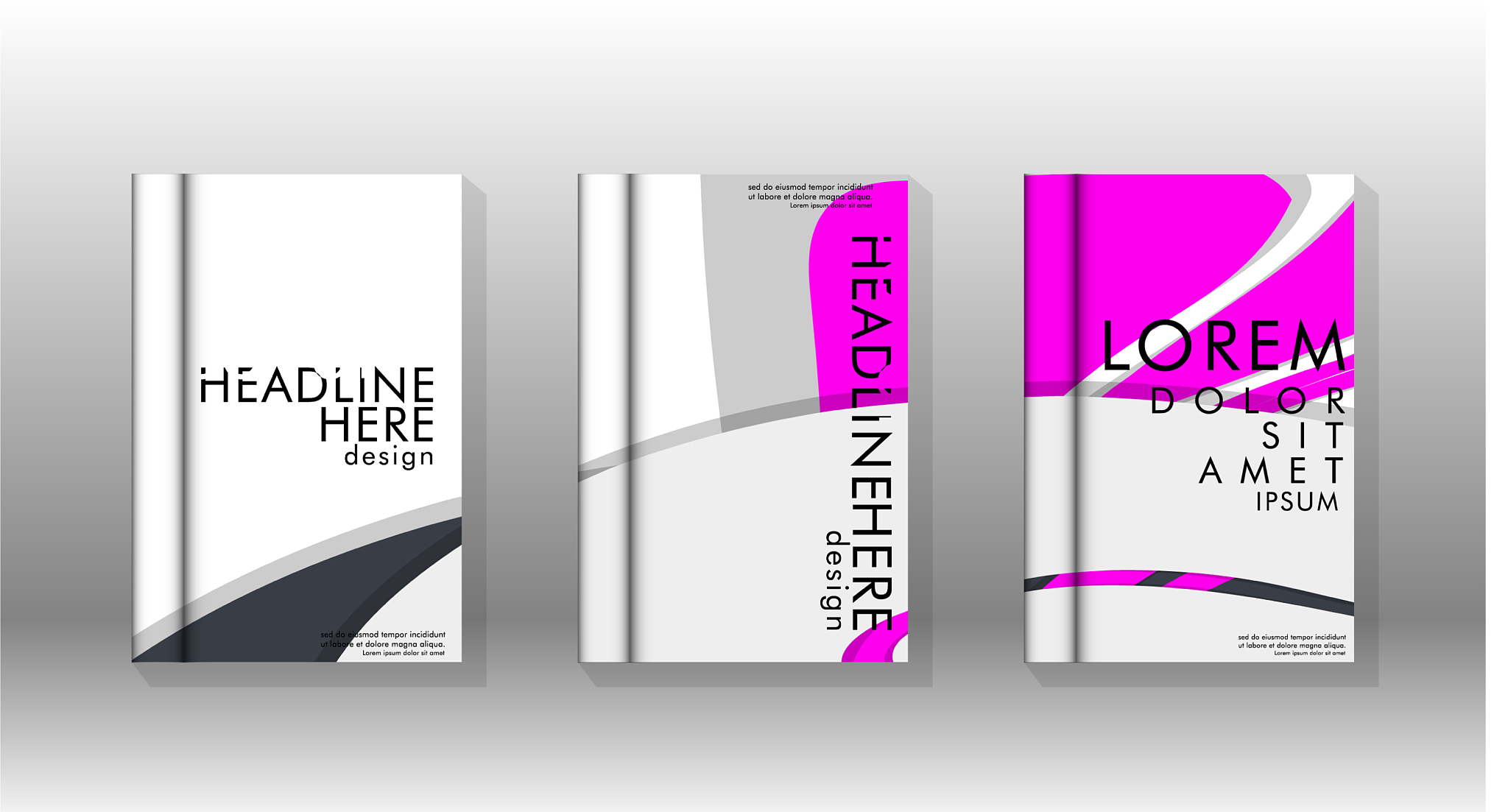 abstract cover with liquid elements book design