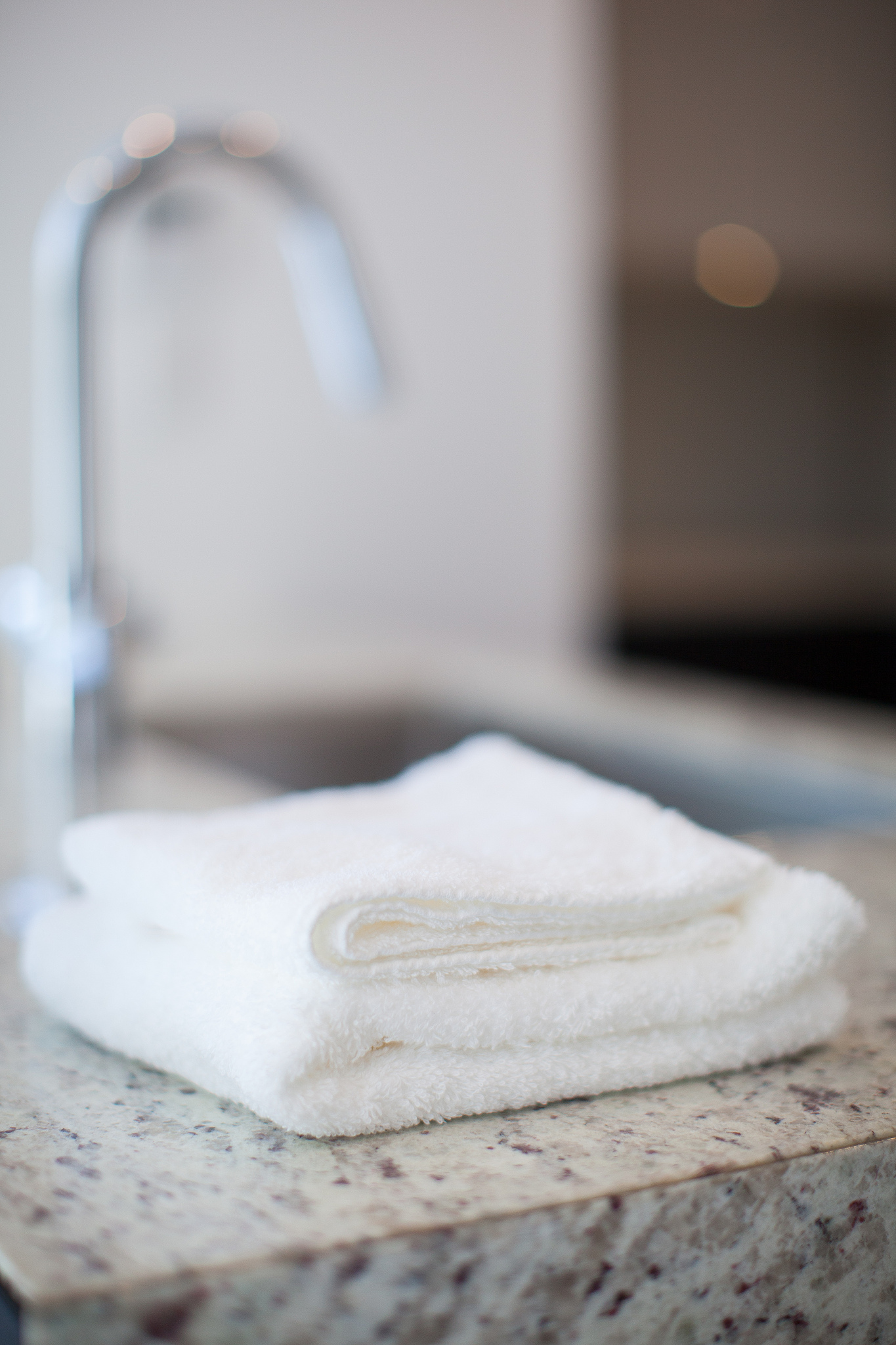 clean towel in the room
