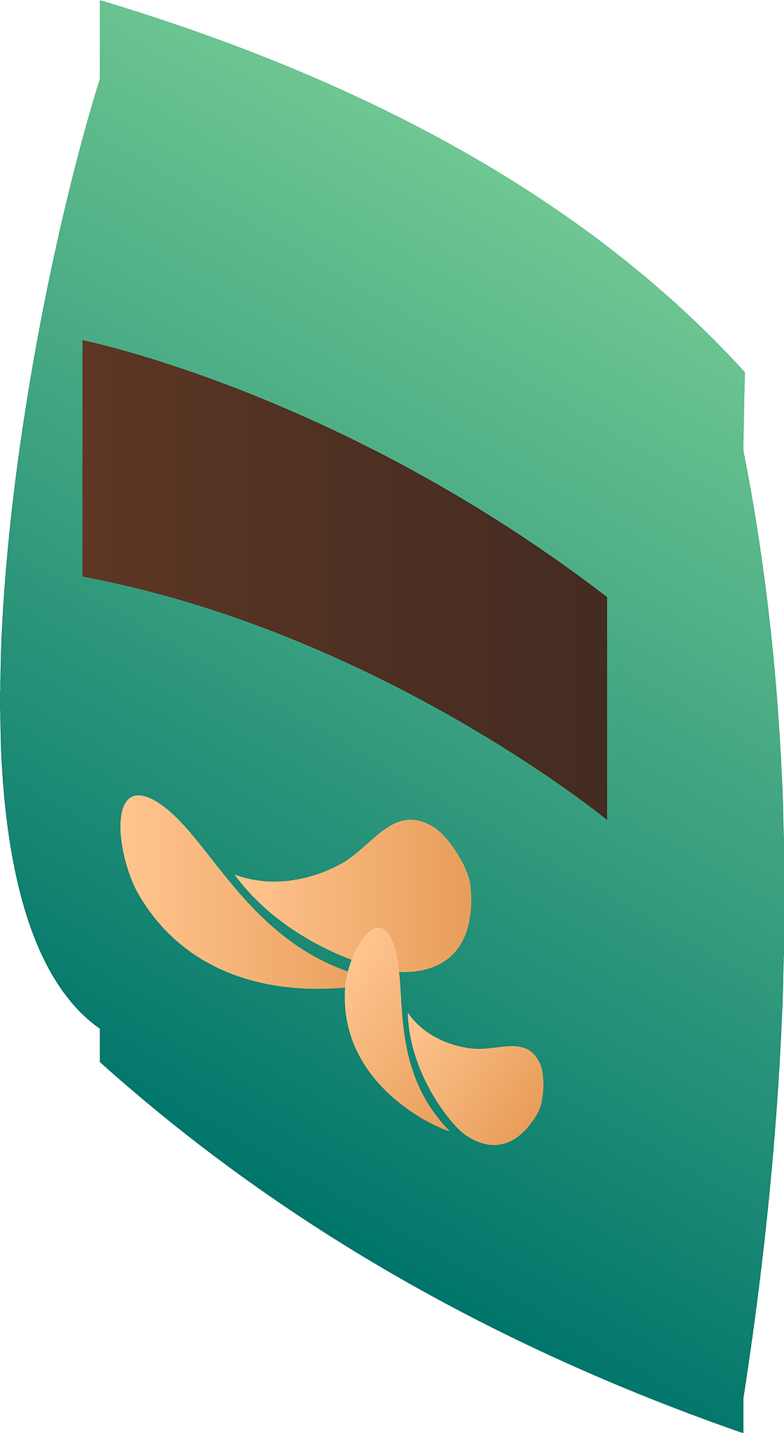 green chips pack icon isometric style