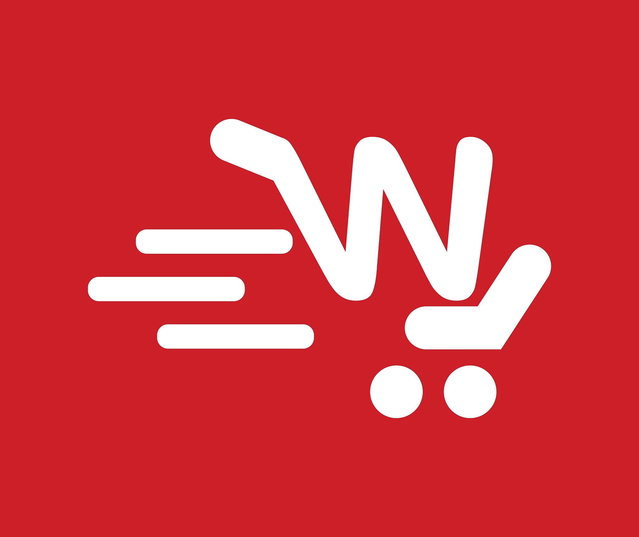 shopping cart icon for w