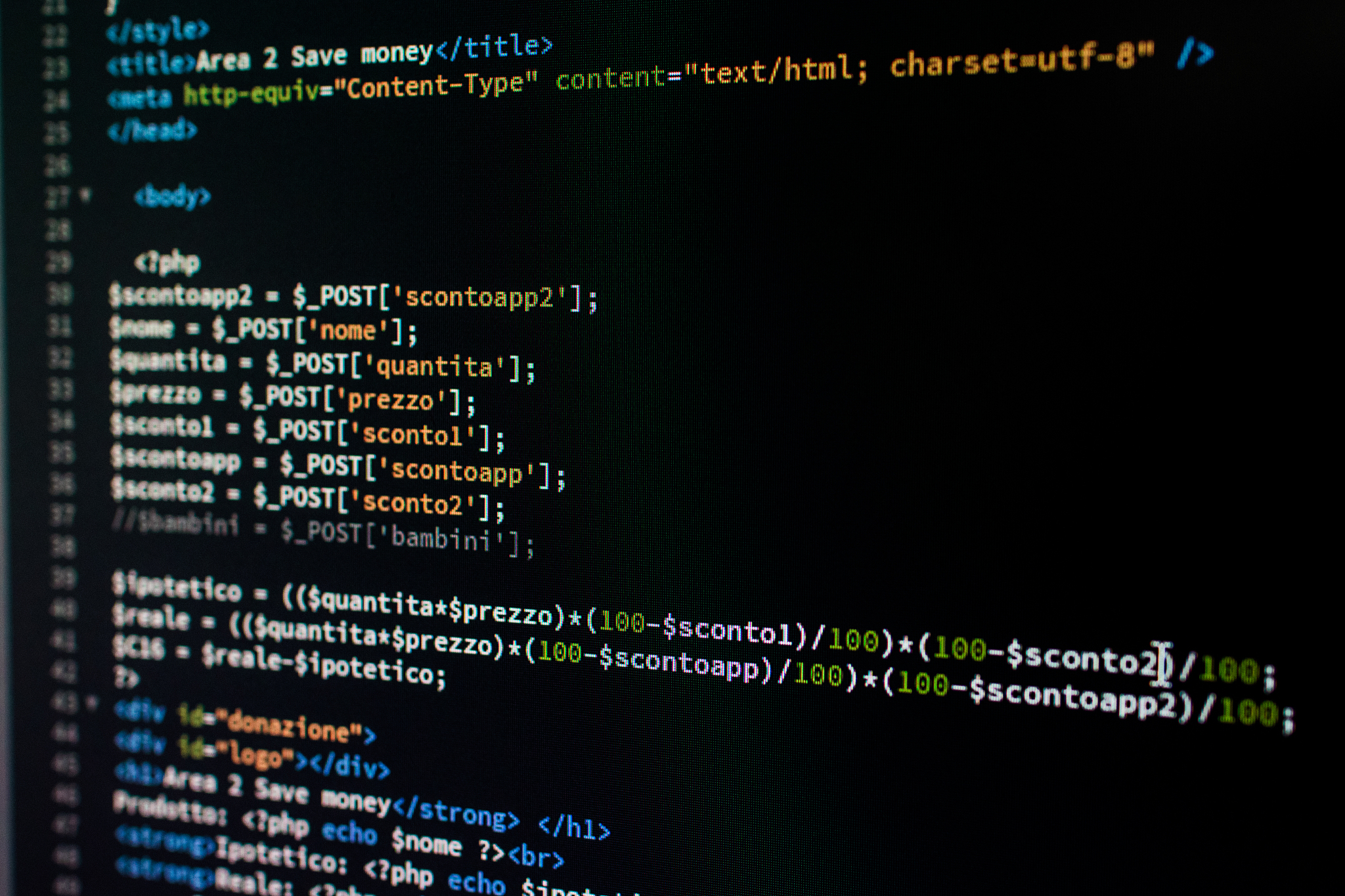 web app developer make code