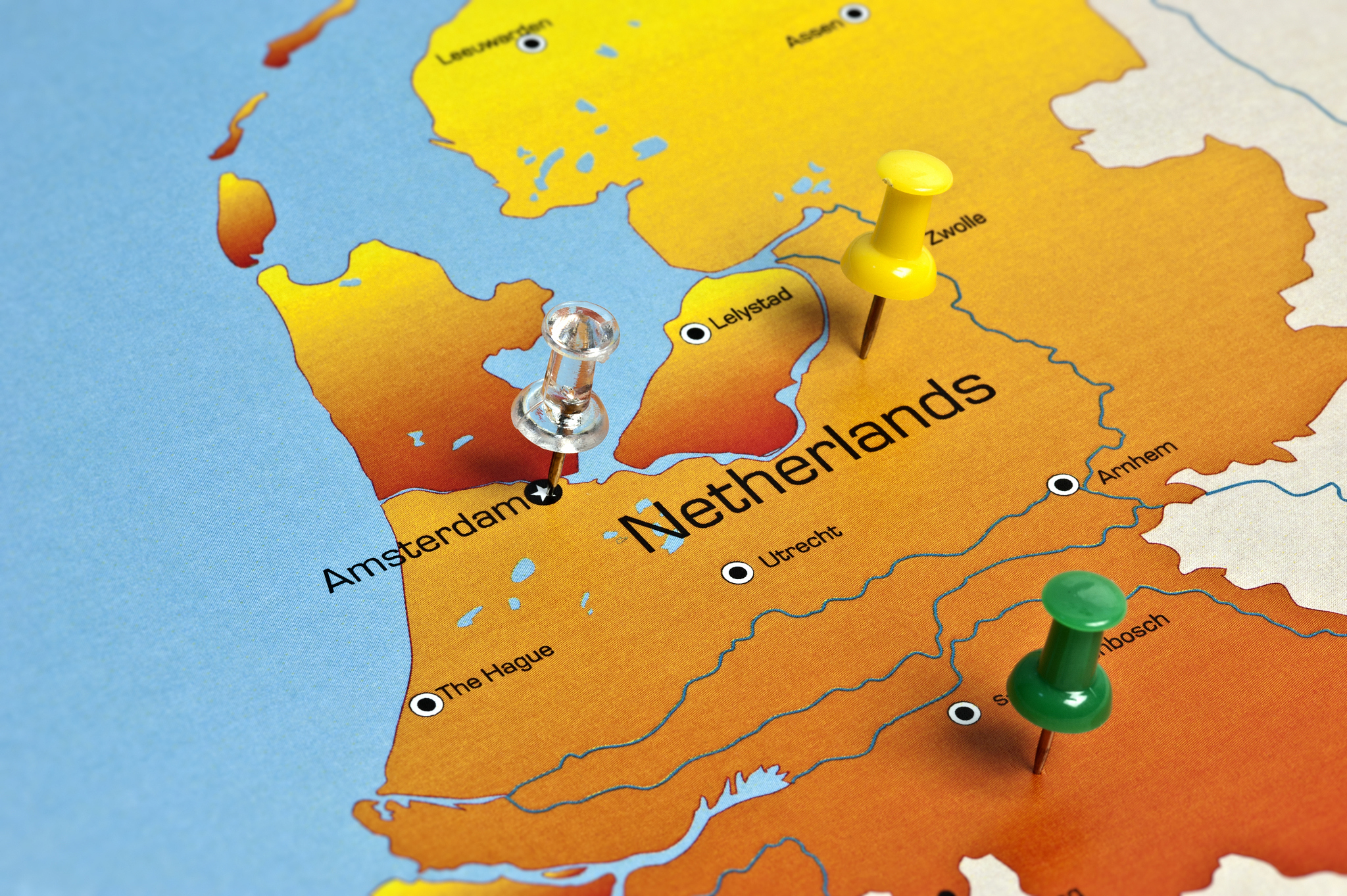 netherlands map