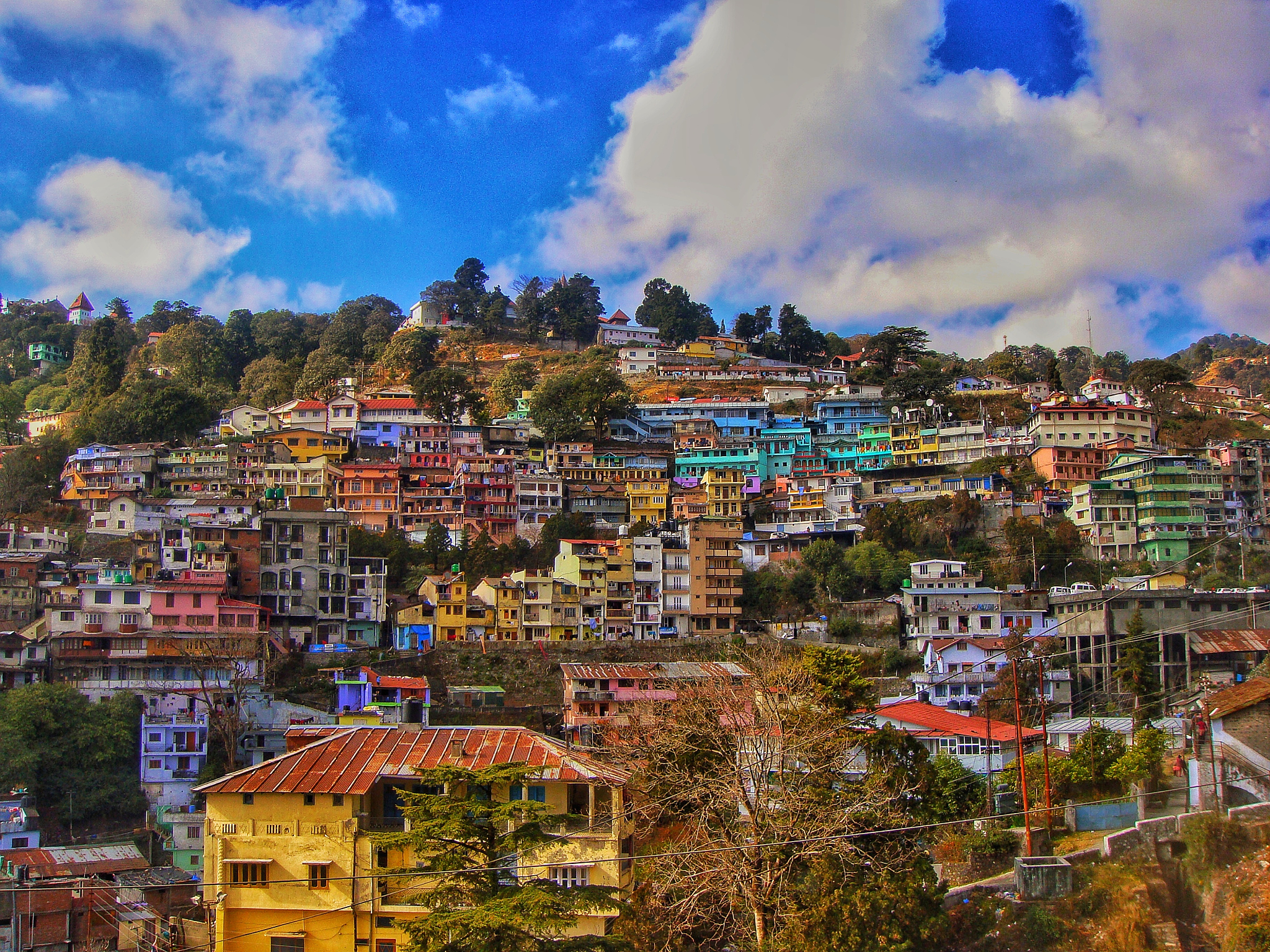 panoramic view of cityscape against sky