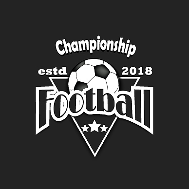soccer logo template design