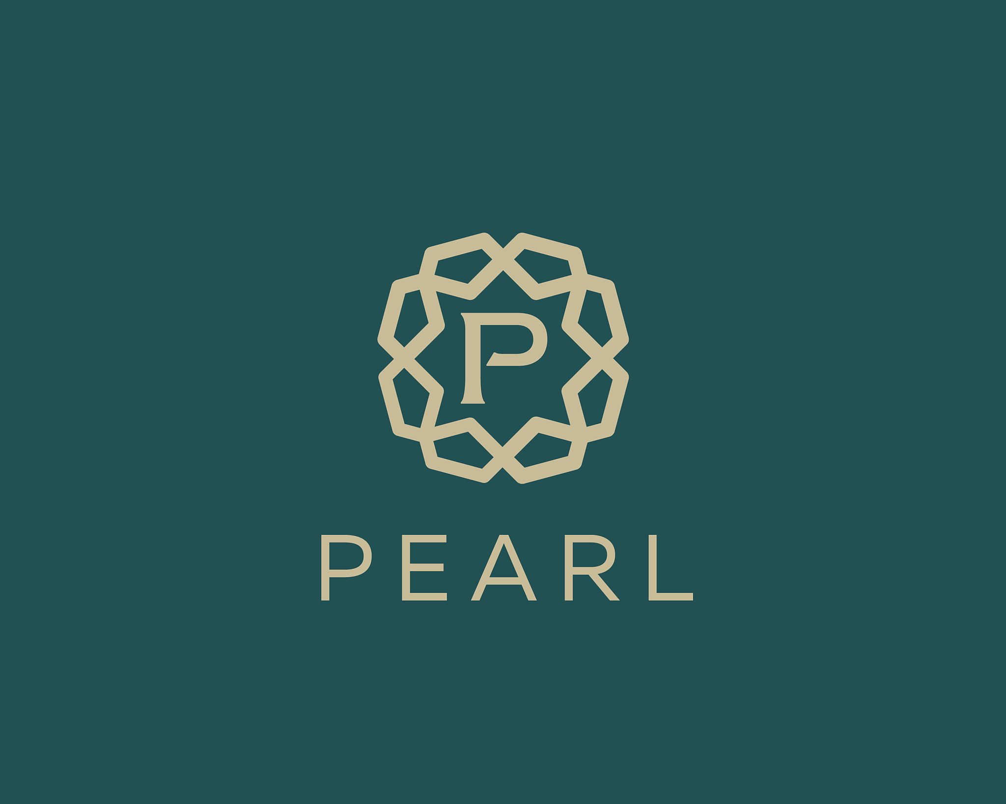 premium letter p logo icon design luxury