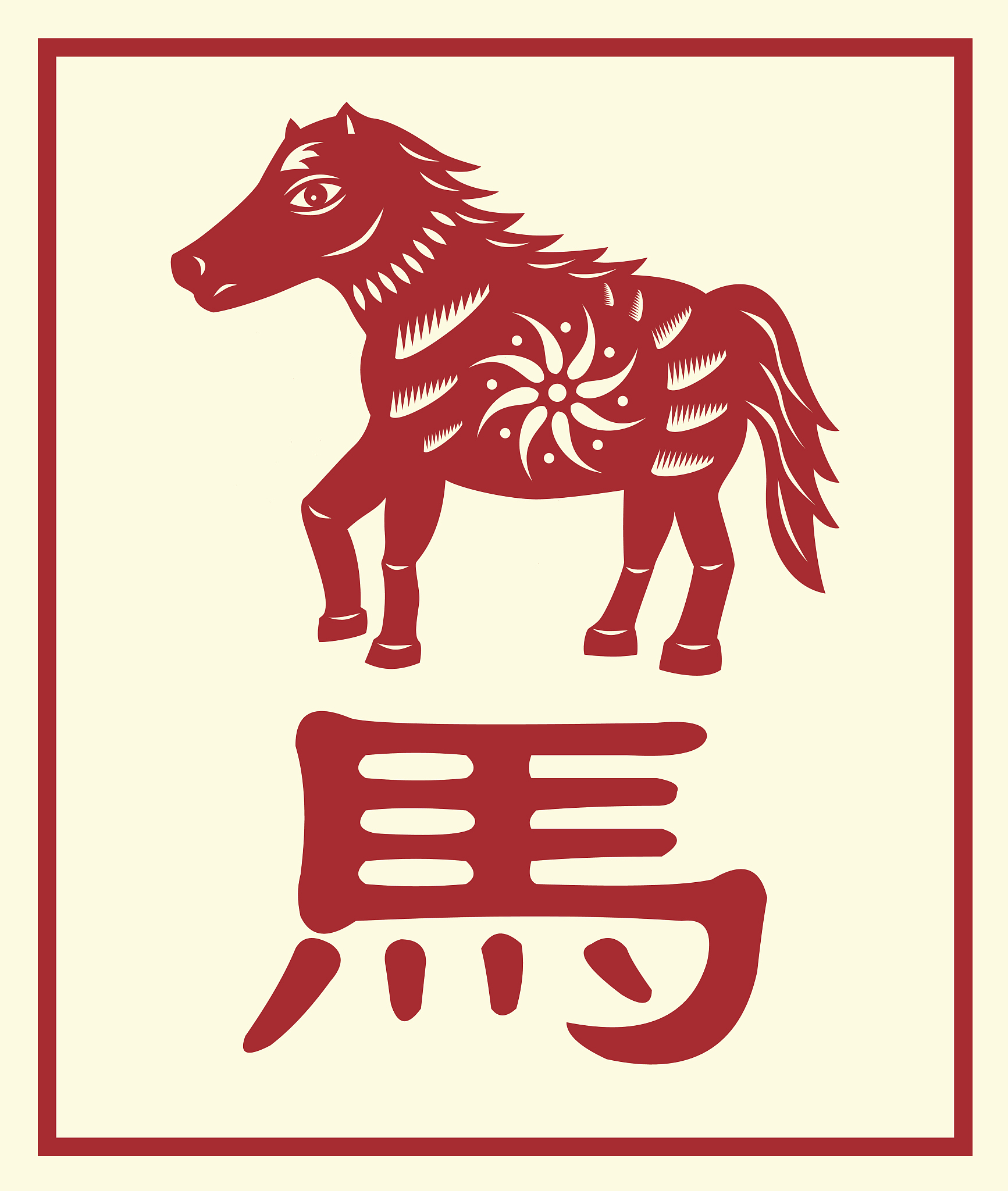 生肖马 - 充满活力和冒险精神的生肖