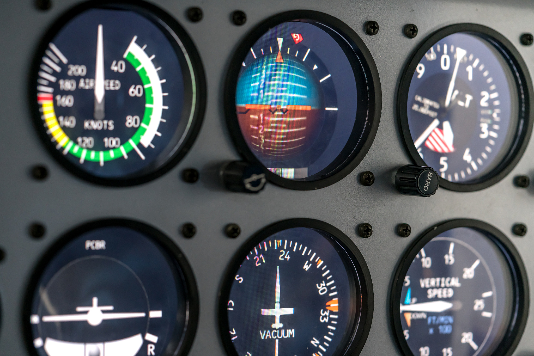 airplane cockpit