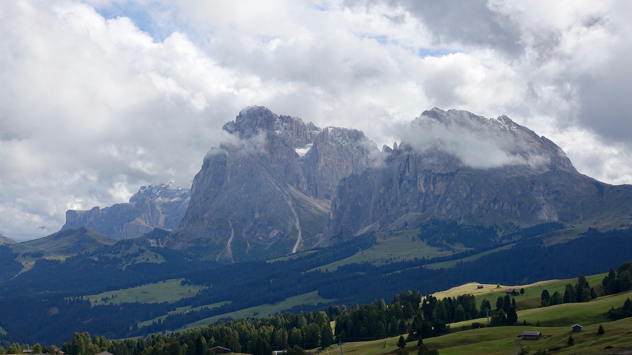 alpine hike at seiser alm