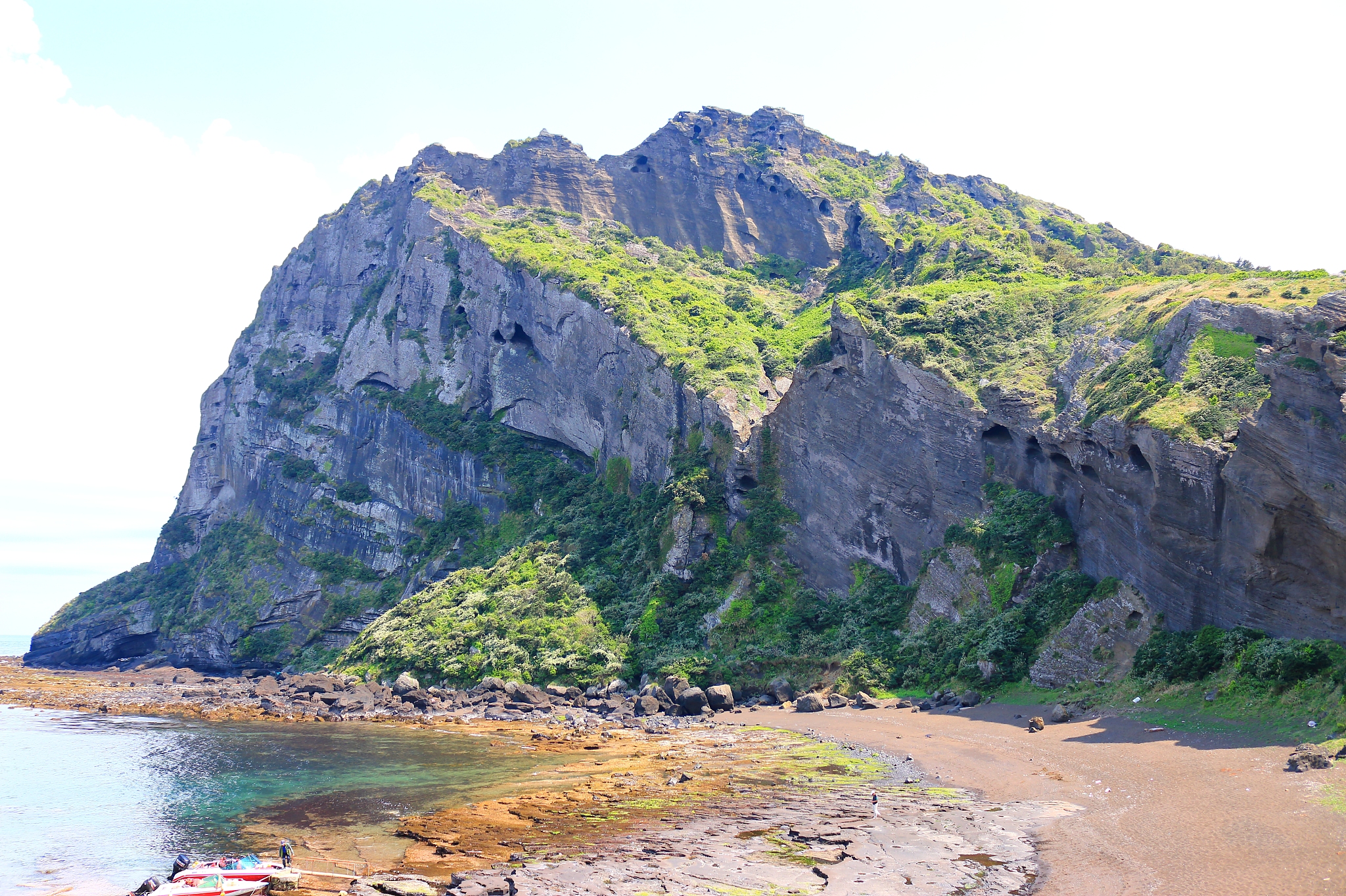 seongsan sunrise peak, unesco world heritage site, sunrise, sunr