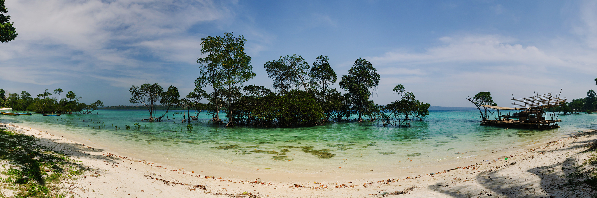 coastal landscape from havelock, andaman and nicobar islands