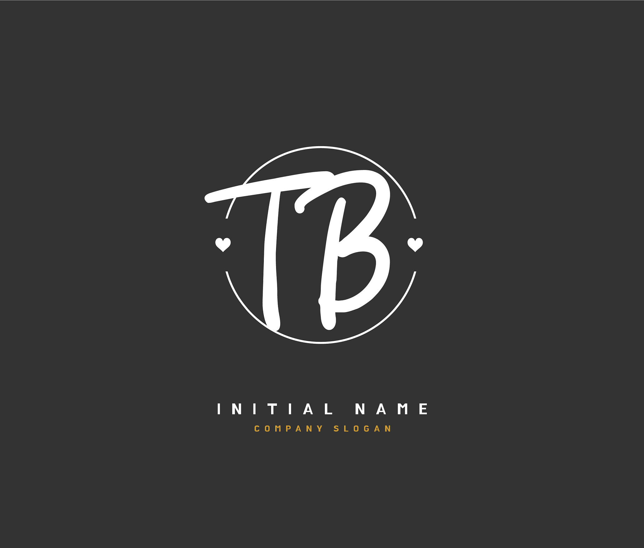 t b tb beauty initial logo handwriting logo of