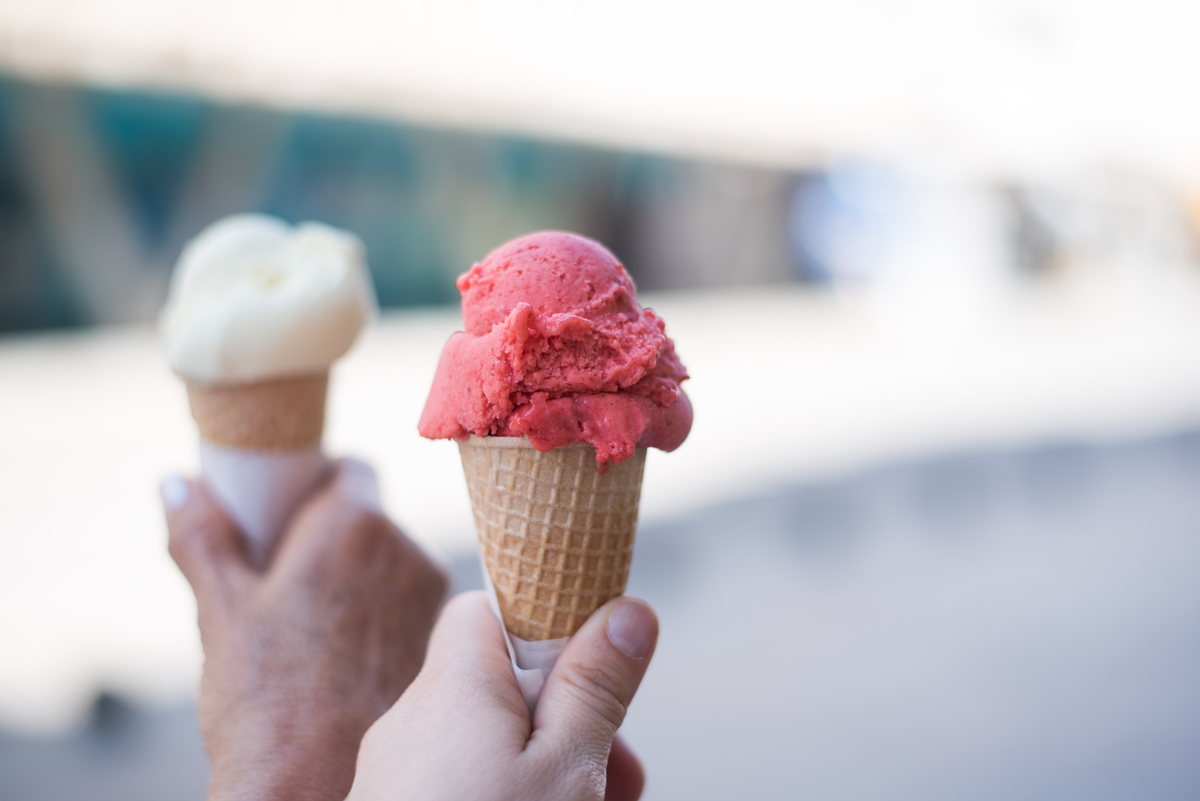 夏天吃个冰激凌怎么表达