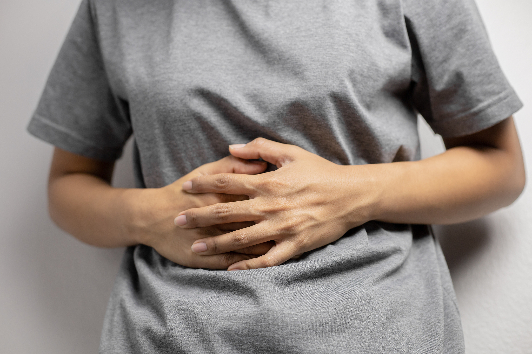 women with severe abdominal pain.