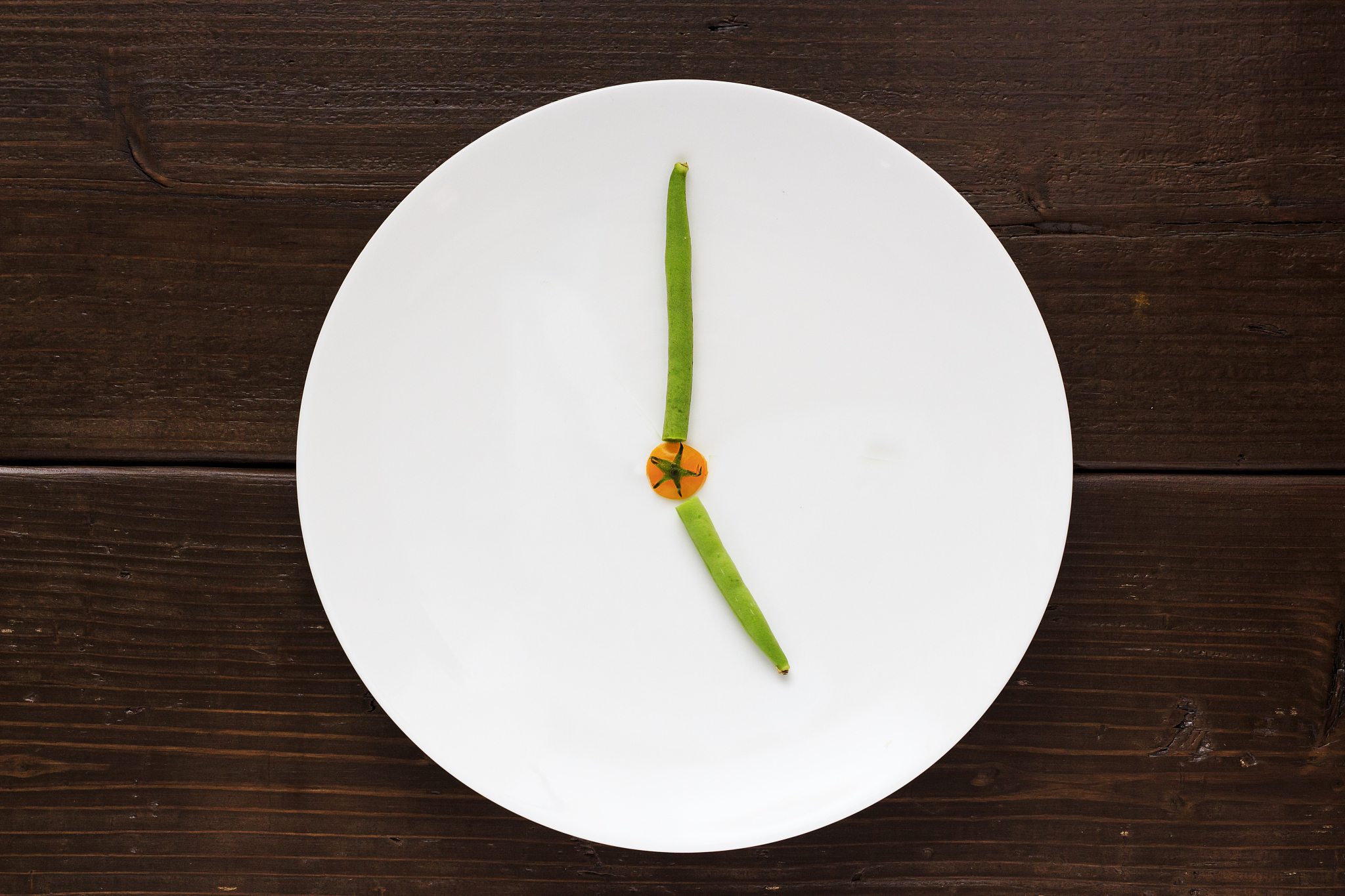 clock dials made by vegetable