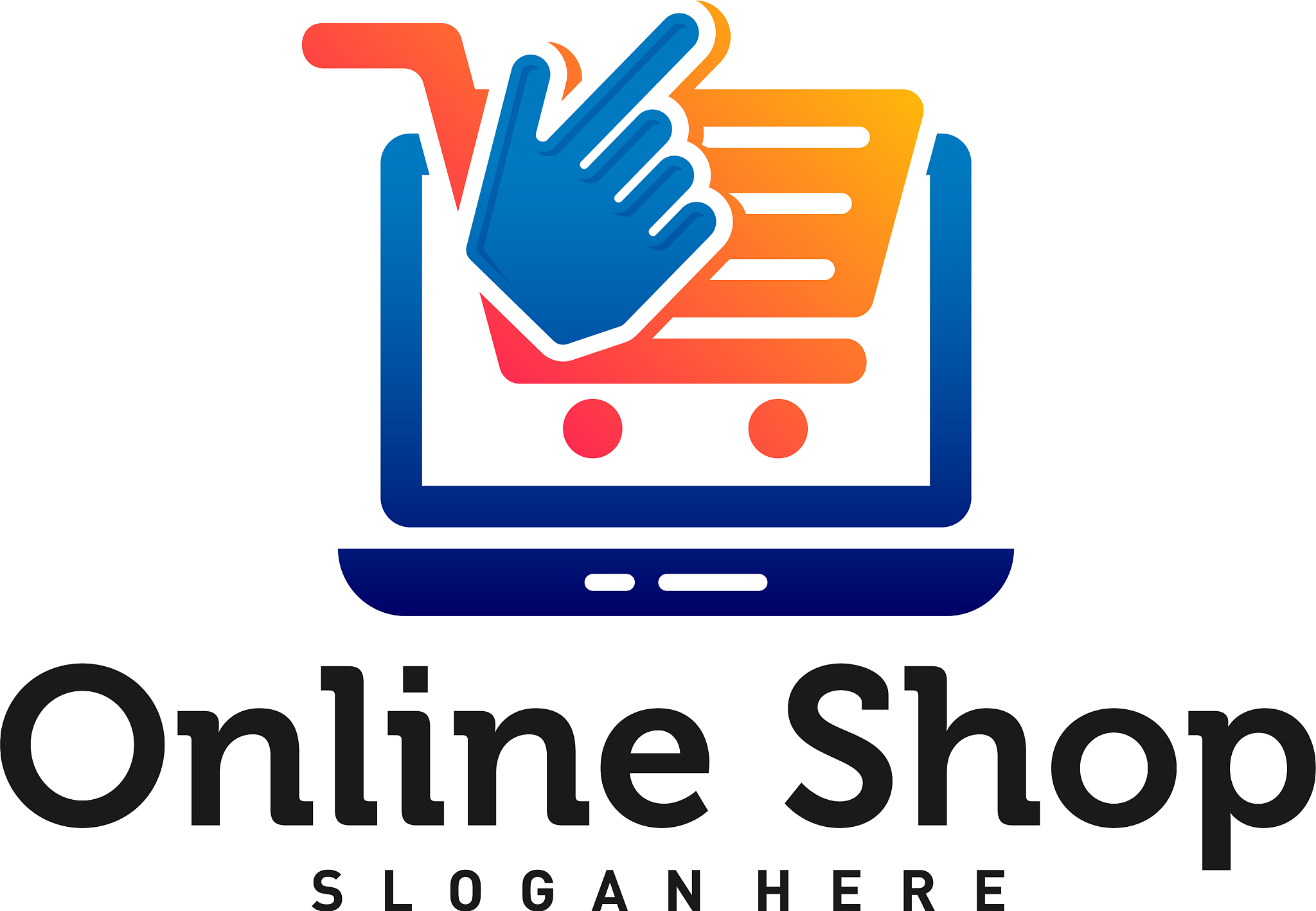 online shop logo designs concept shop logo