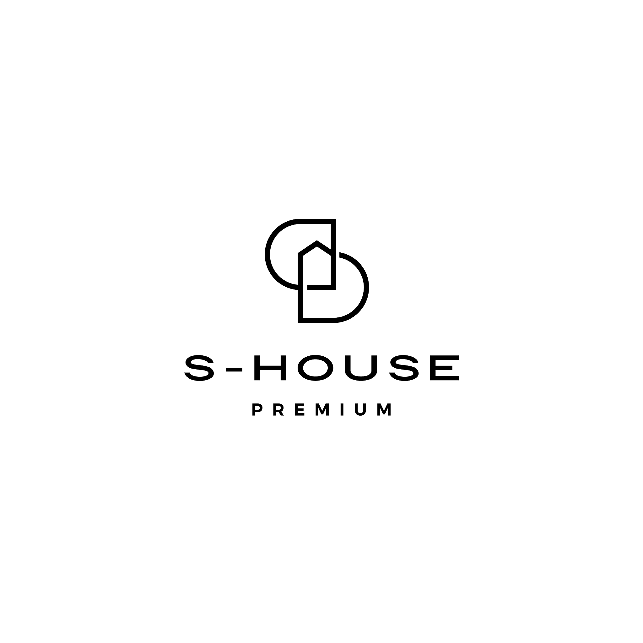 s letter house home dd initial lettermark logo