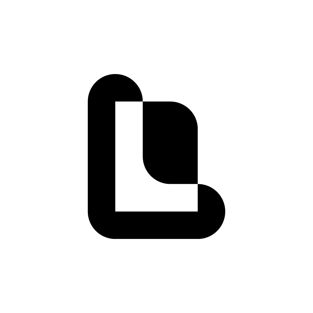 字母l标志.图标设计