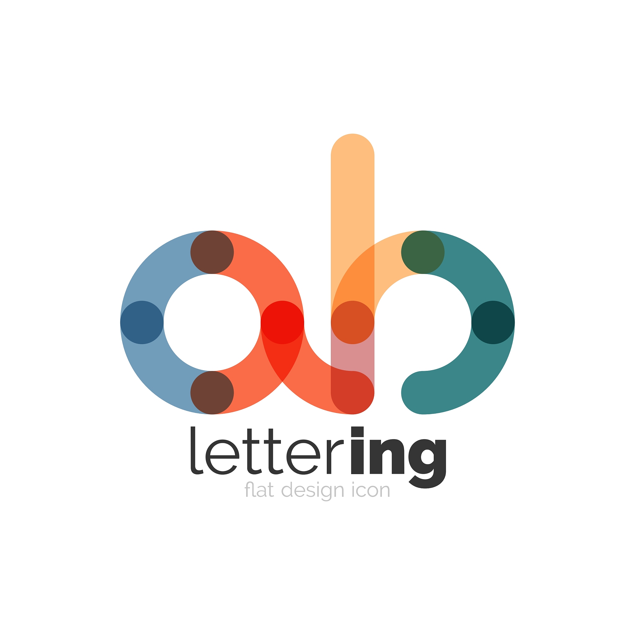 letter logo business icon