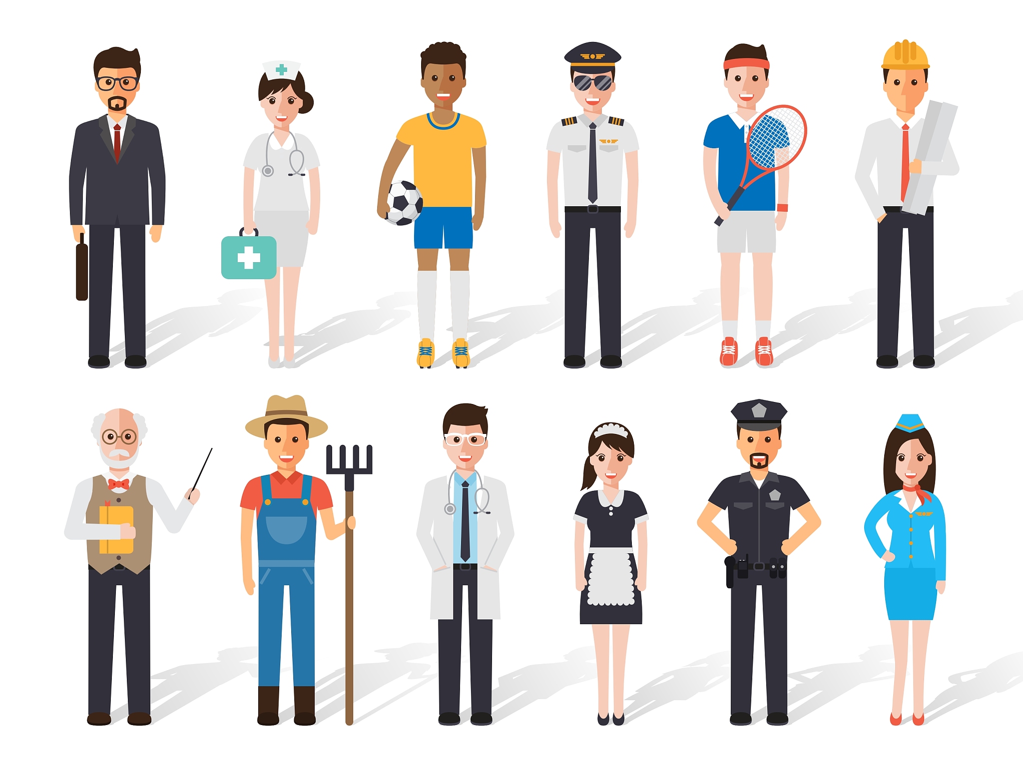 列举世界上的职业