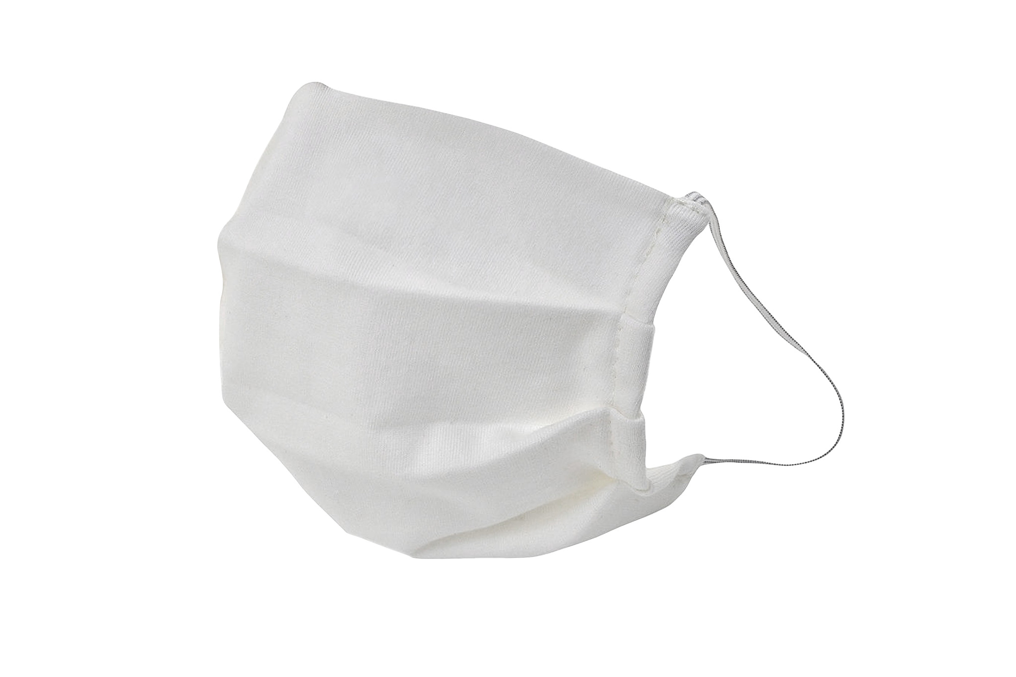 medical white mask for protection against flu diseases. surgical