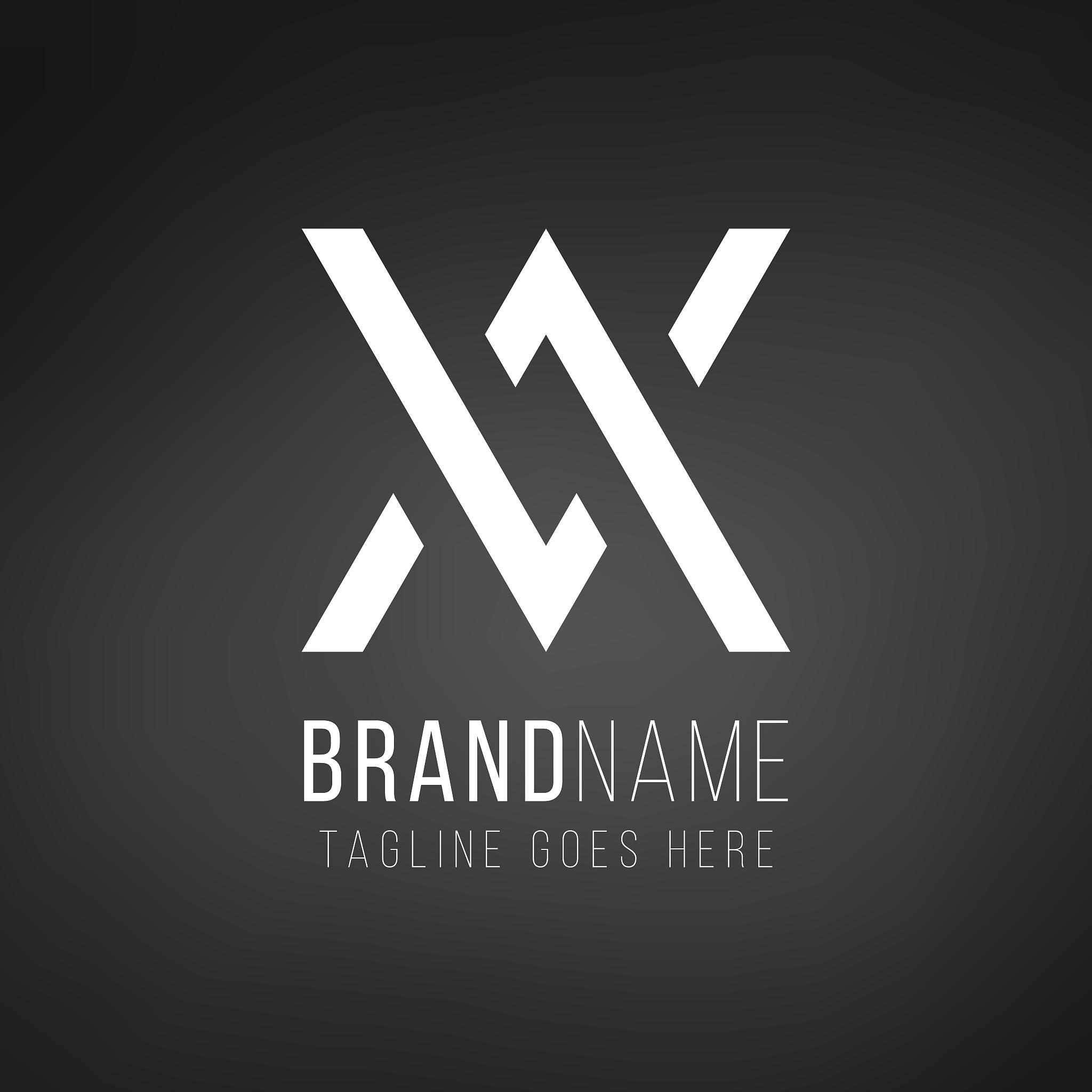 abstract triangle spiral logo template. triangular symbol. geome