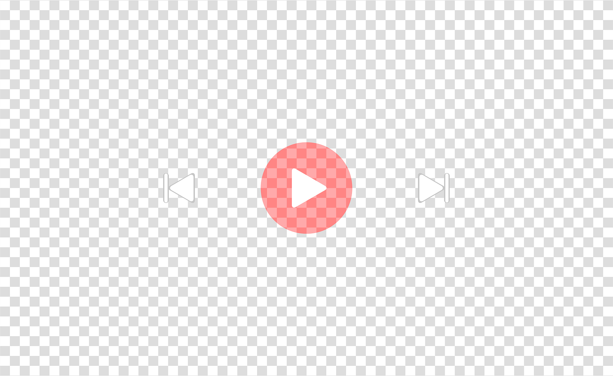 the red video player sign or movie media play bar.