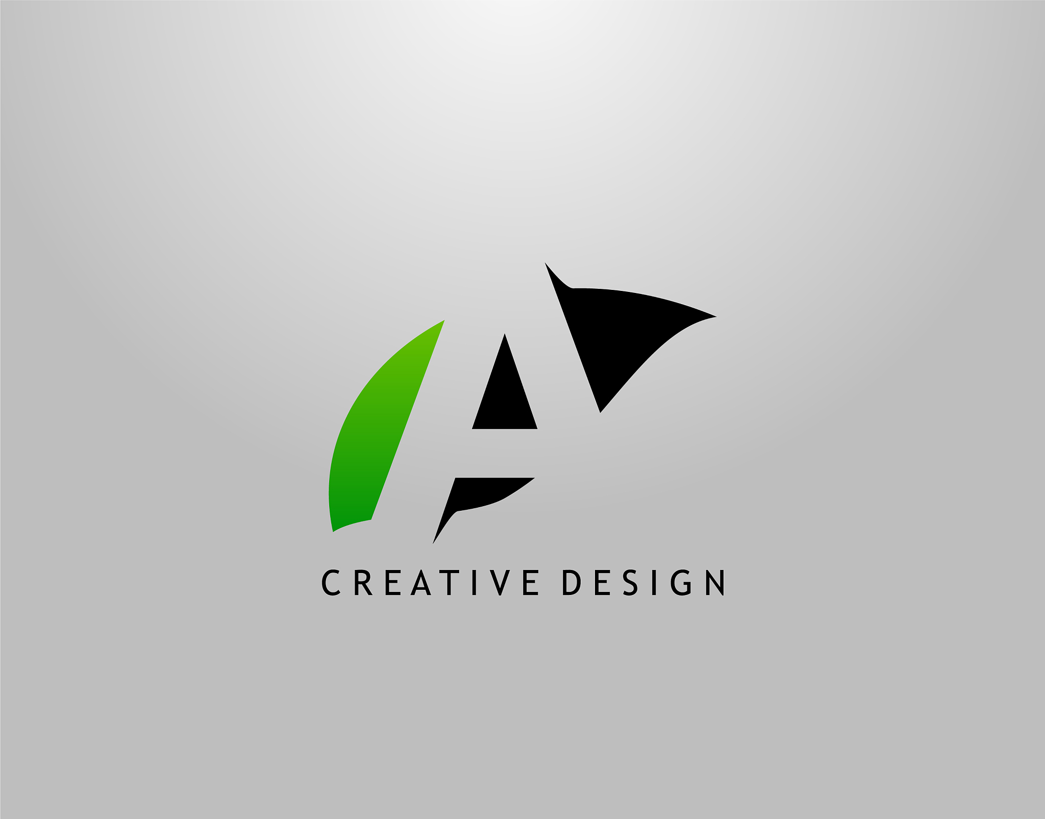 a letter logo modern abstract hidden a