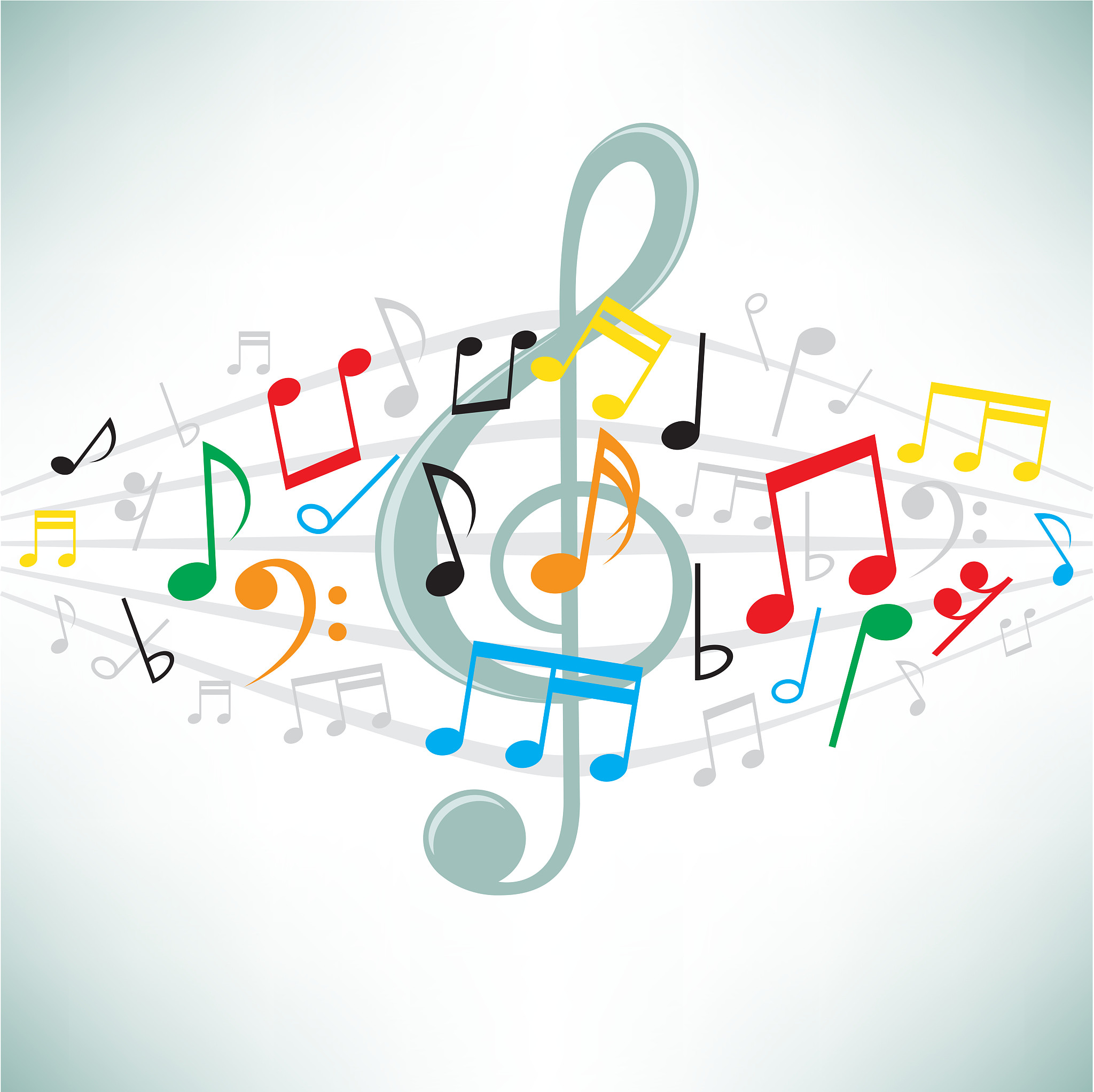 music notes background