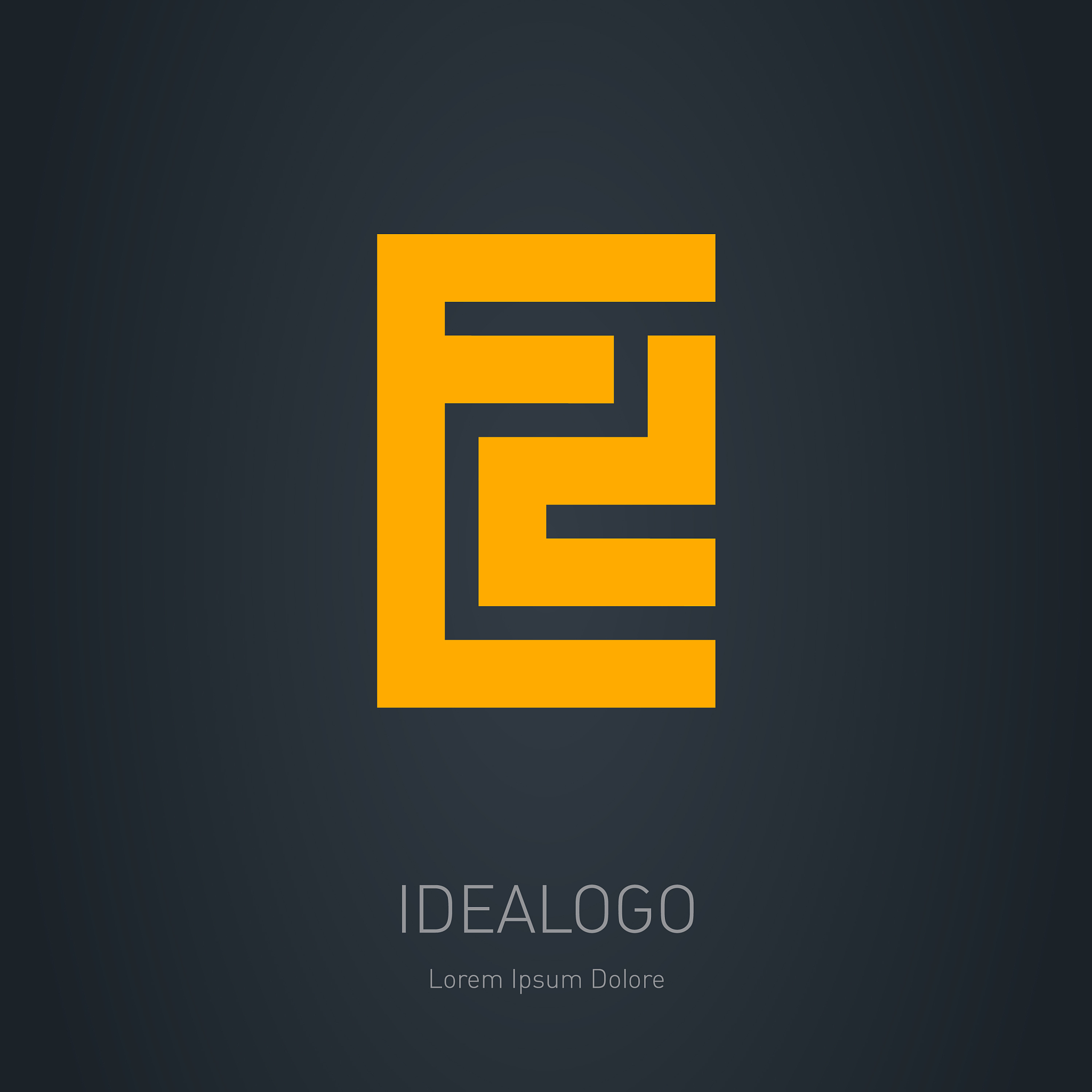 ed - design element or icon e and d initial logo