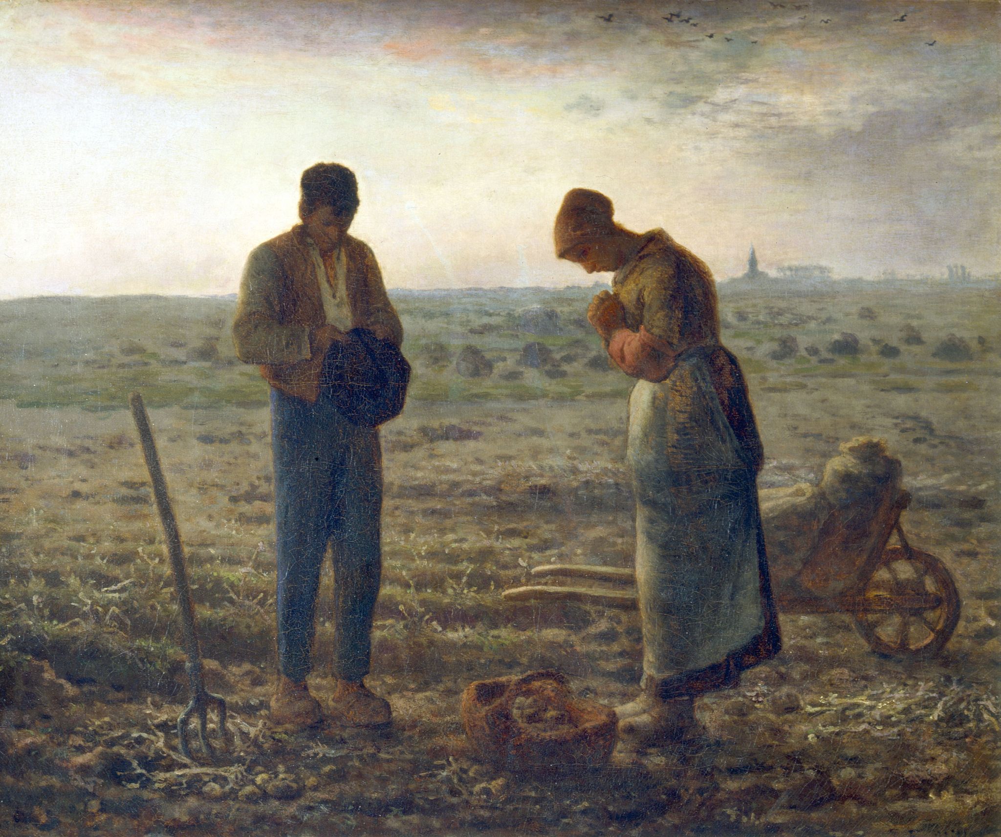 the painting "the angelus" by jean-francois millet