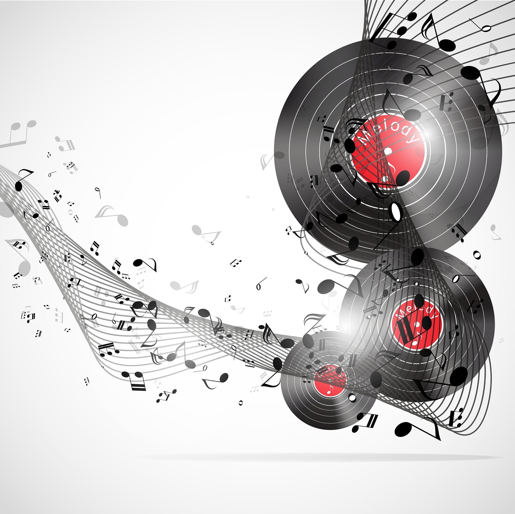 abstract musical background