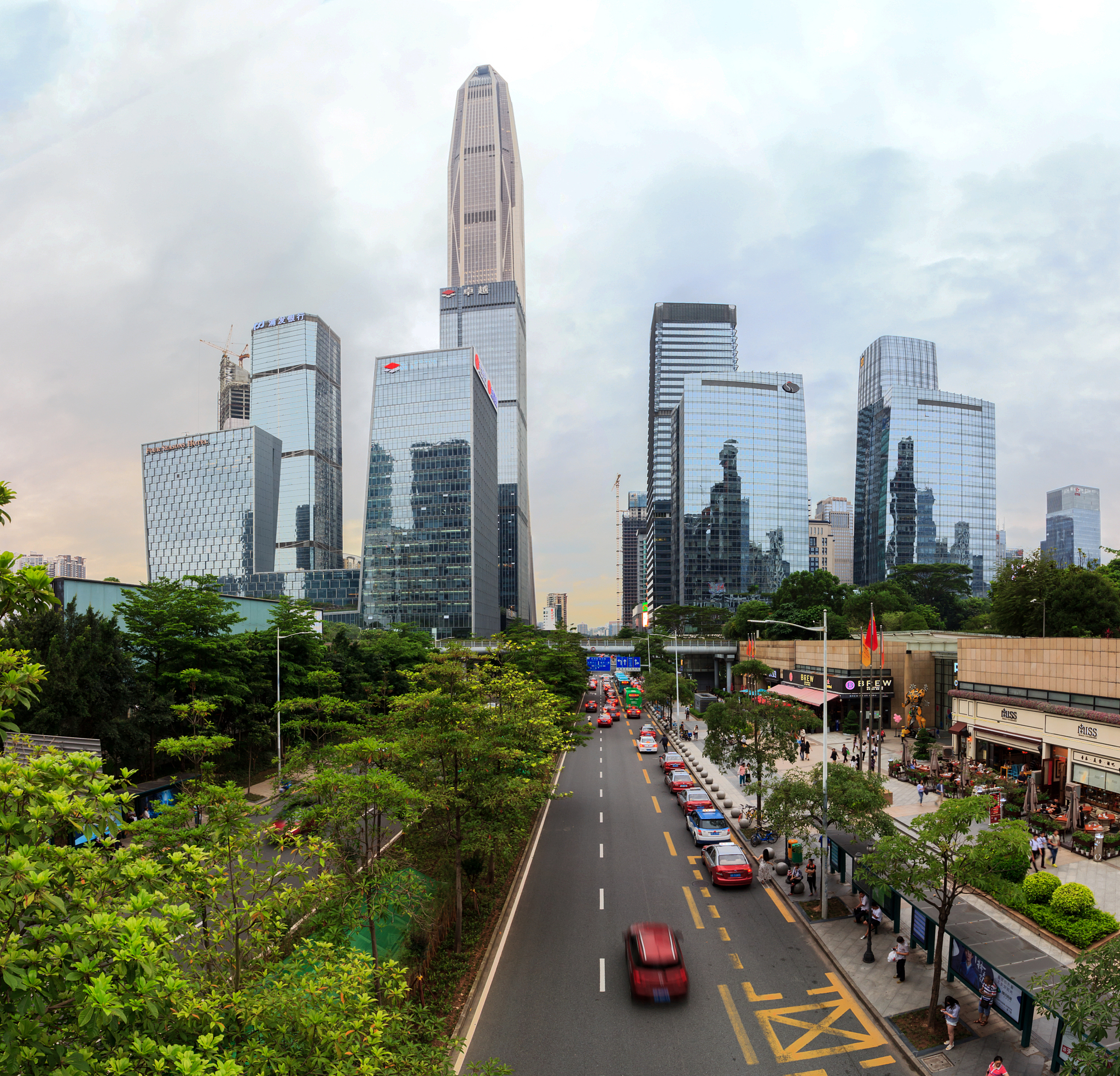 skyline of shenzhen