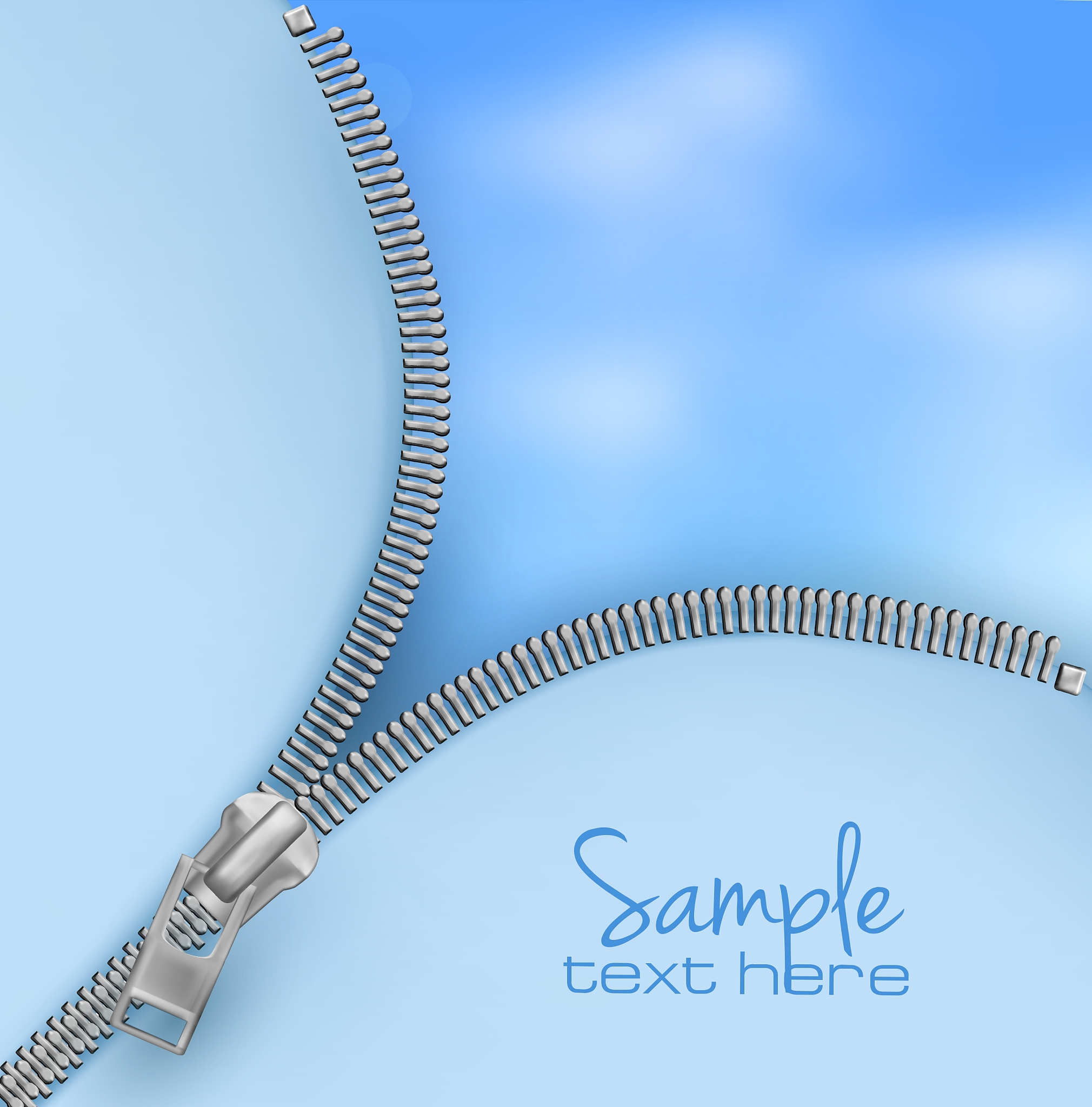zipper sky backgorund