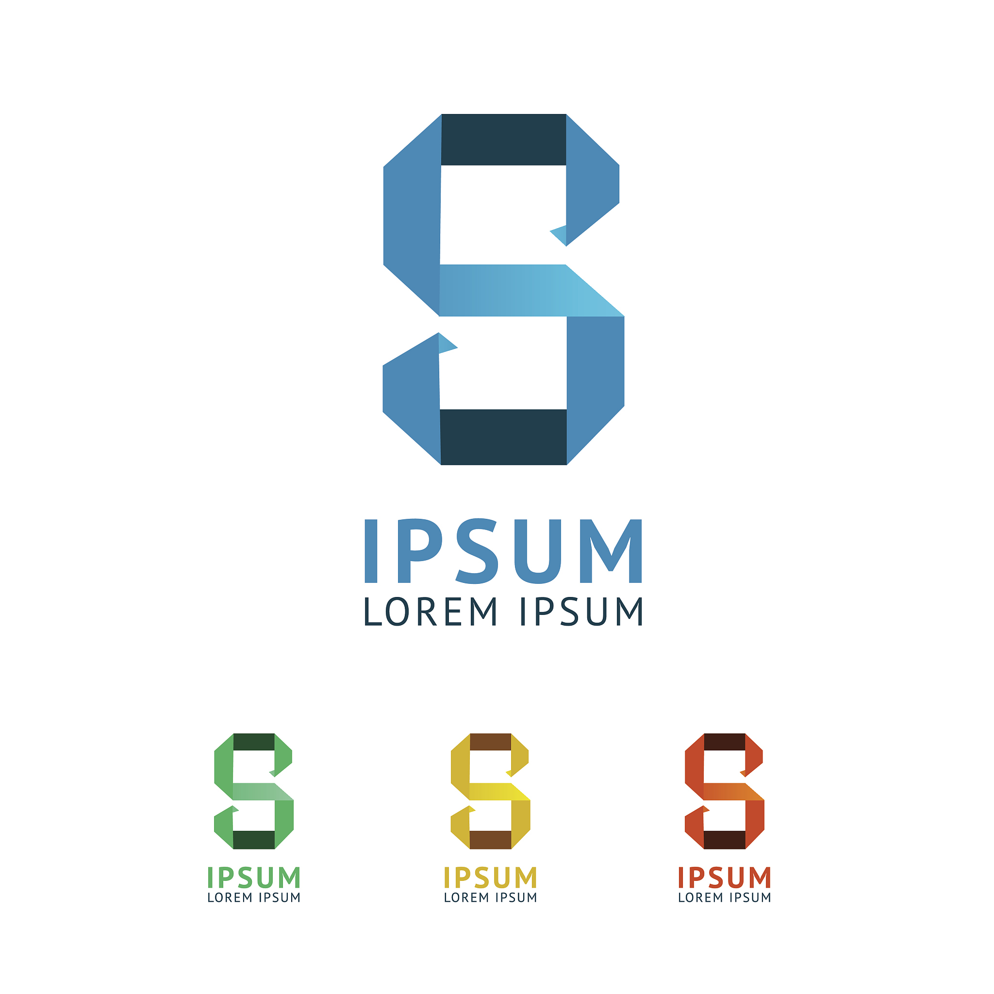vector. letter s logo