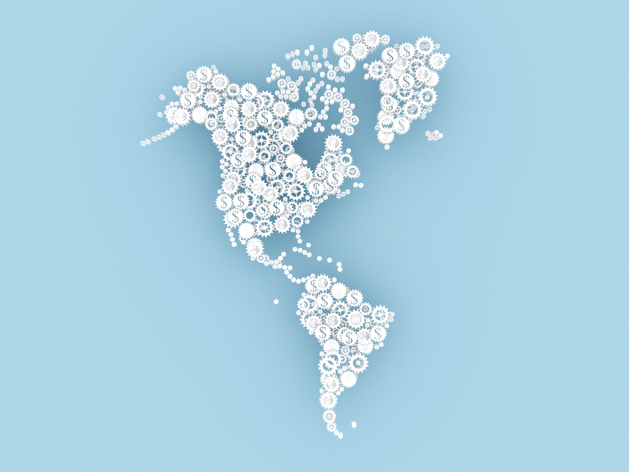 north and south america money mechanism