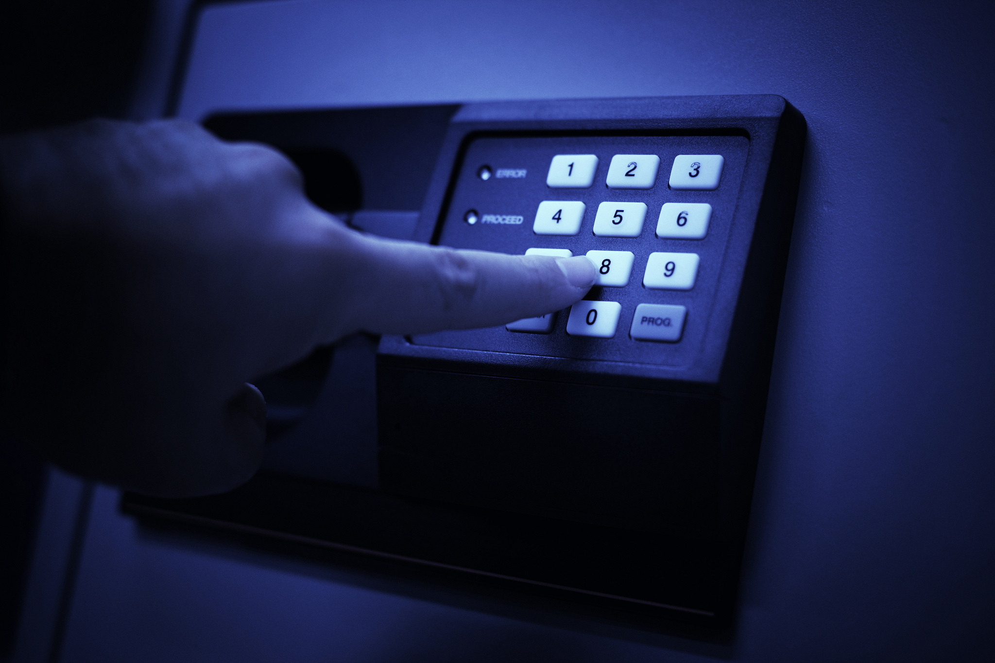 entering secret code
