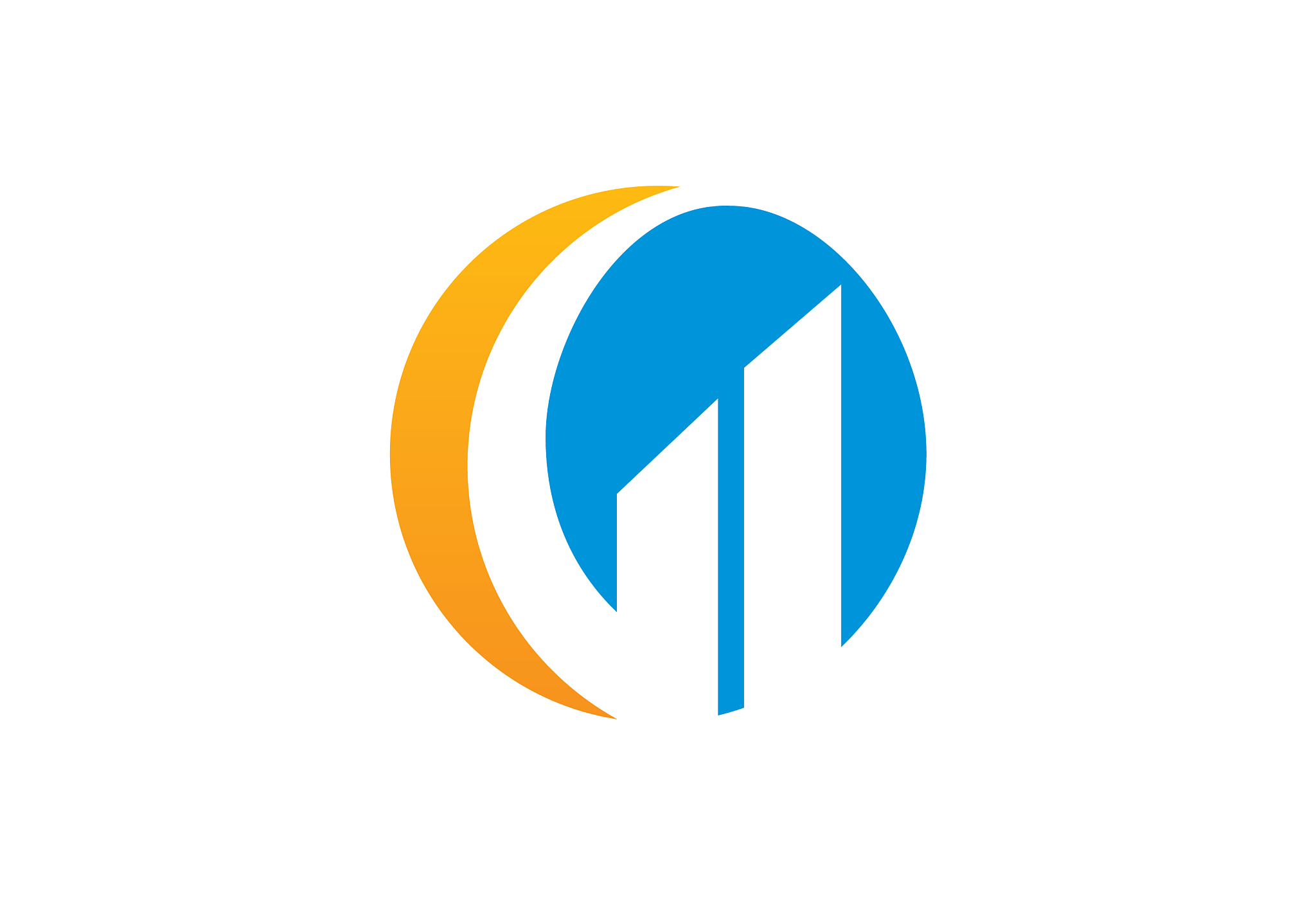 round business finance company logo
