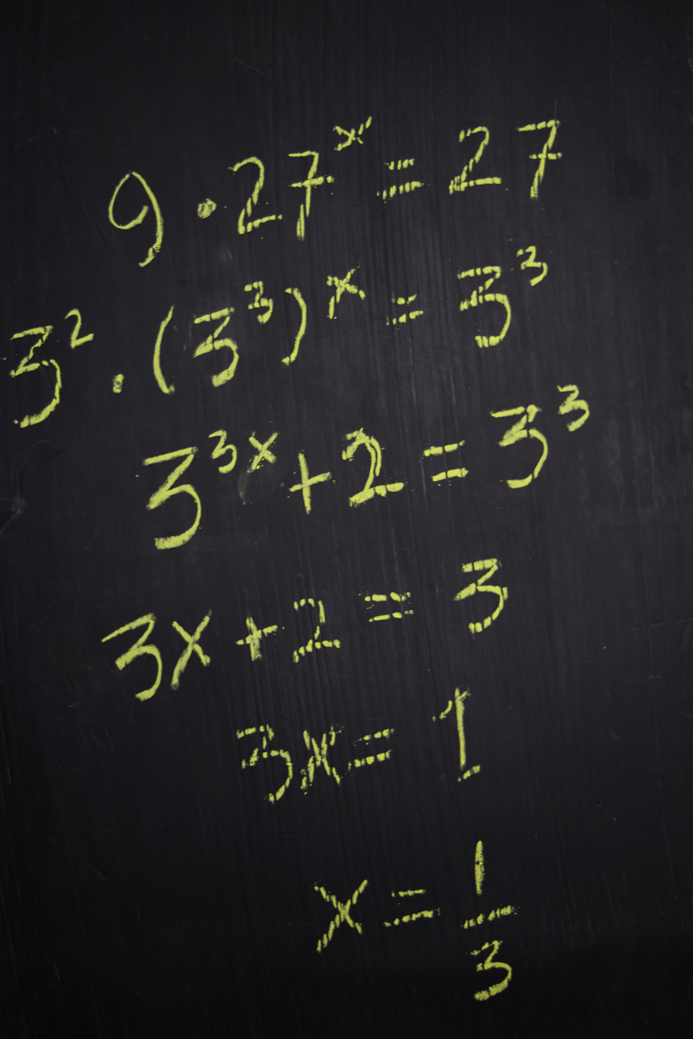close up math formulas written on a blackboard. education concep