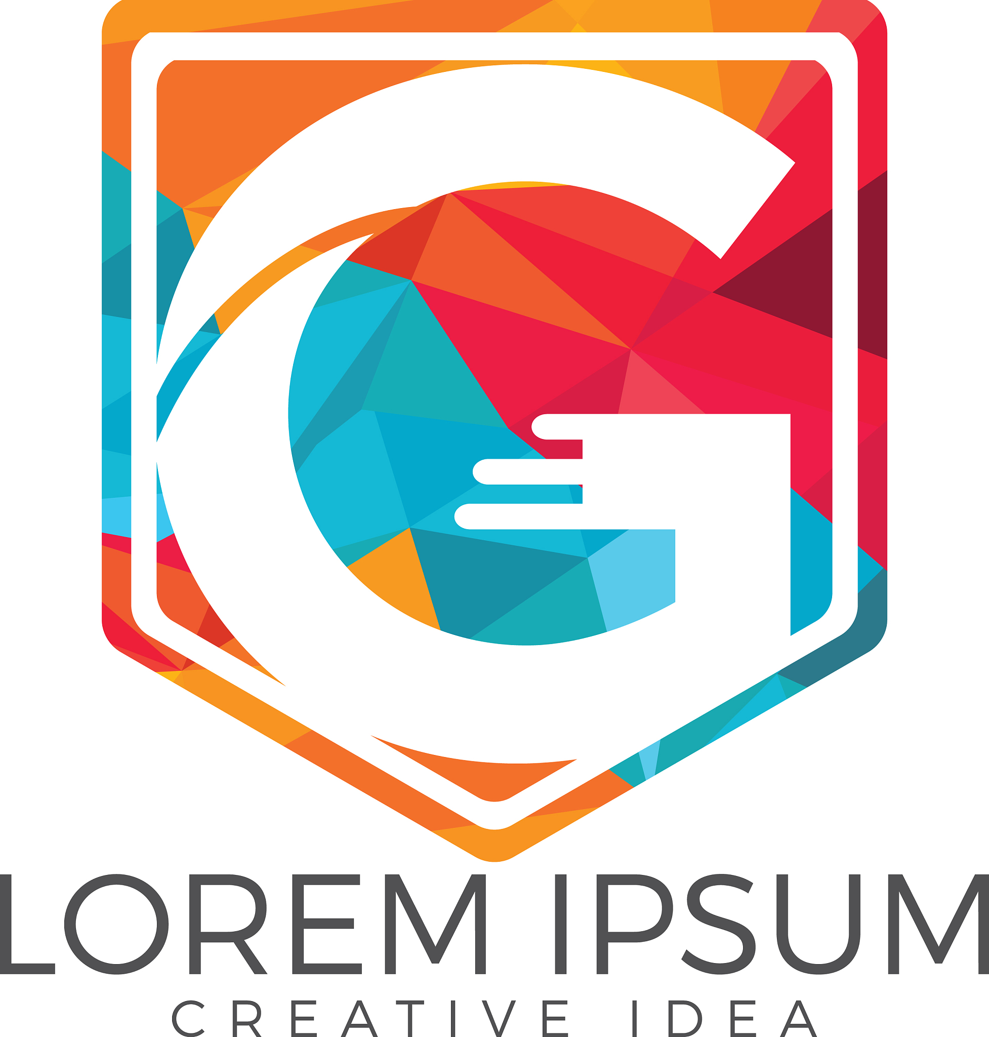 letter g business logo design template