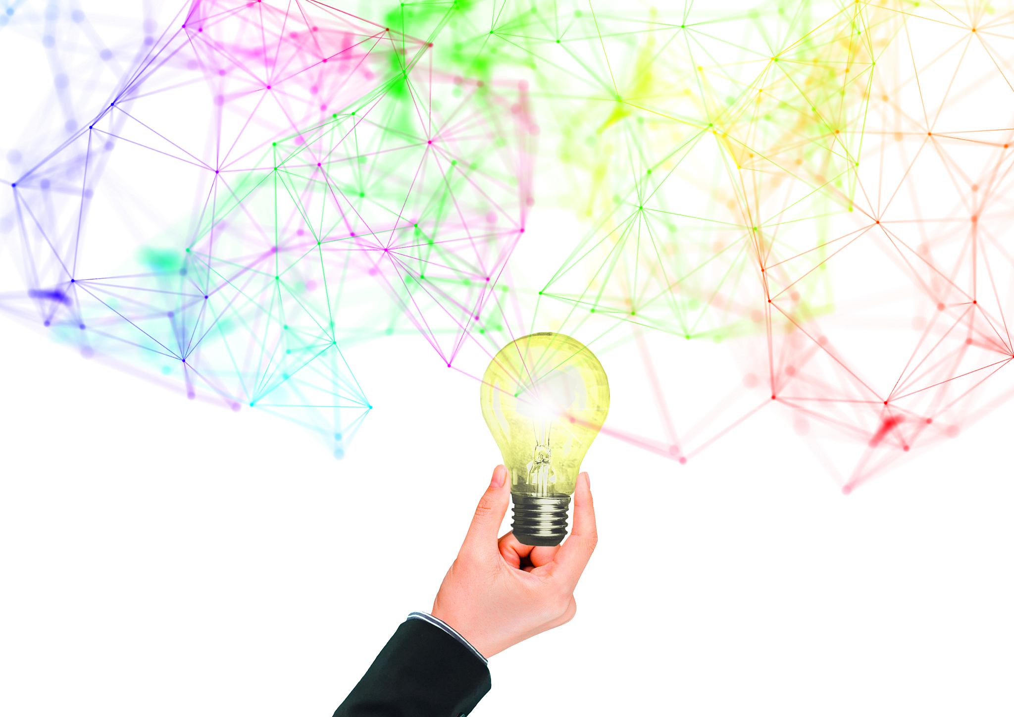 abstract light bulb