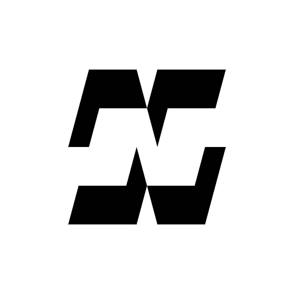 字母n标志.图标设计