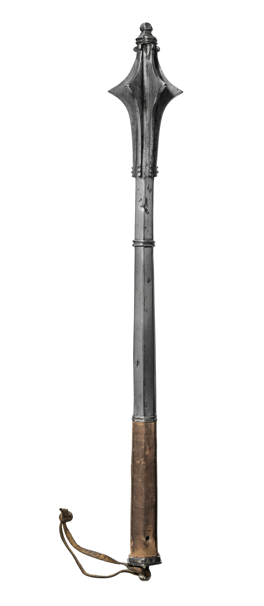 old vintage medieval knights hand mace weapon