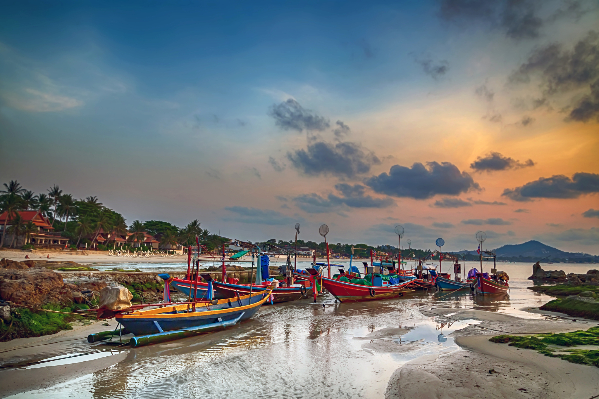 colorful cloudy background sunrise or sunset