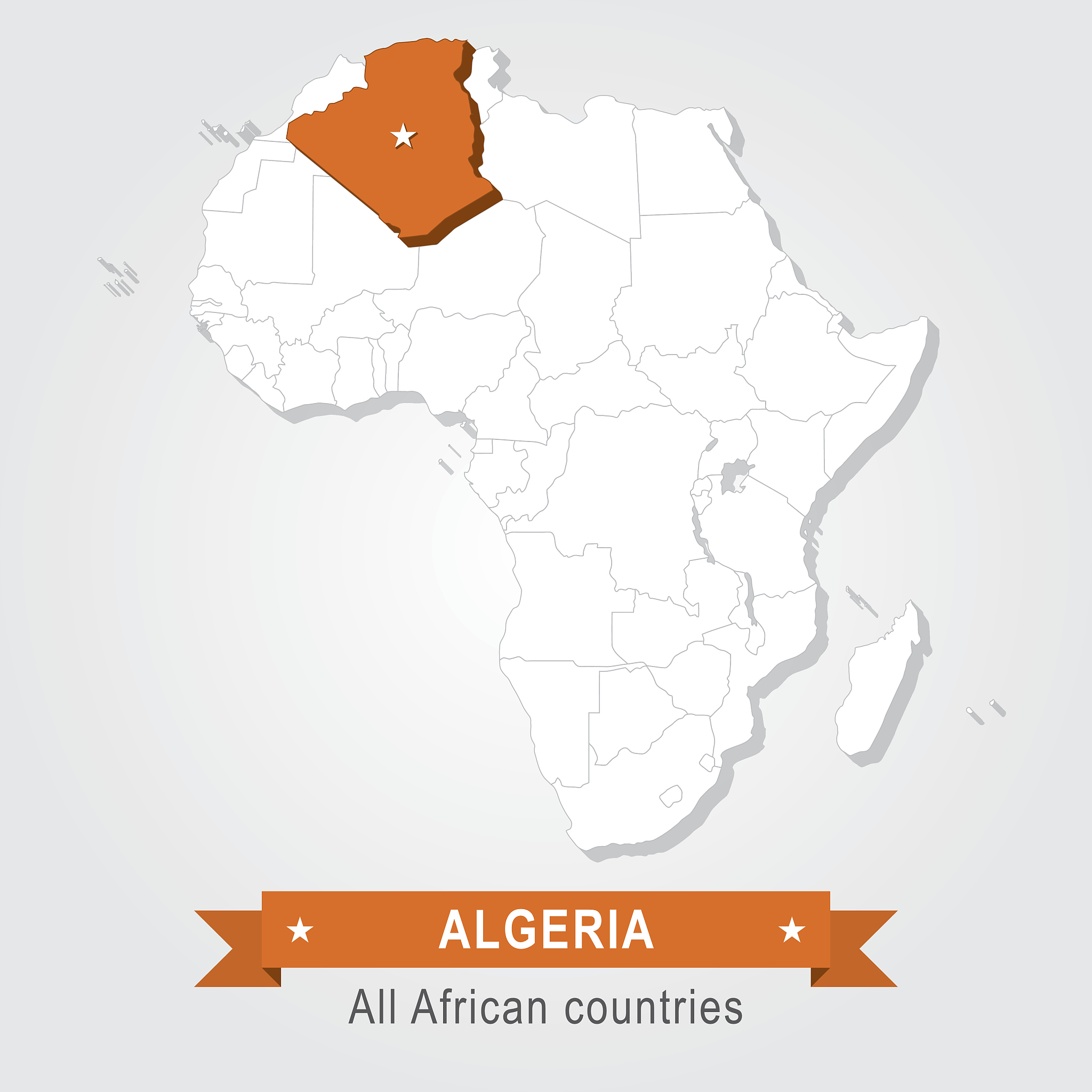 algeria. all the countries of africa.