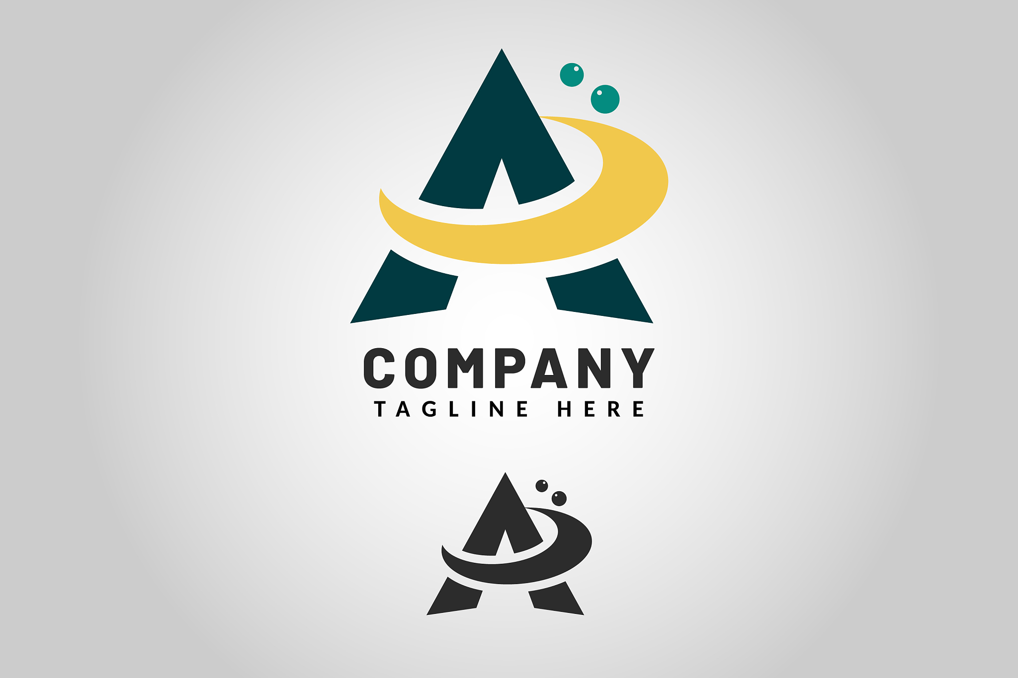 alphabet business logo template initial company