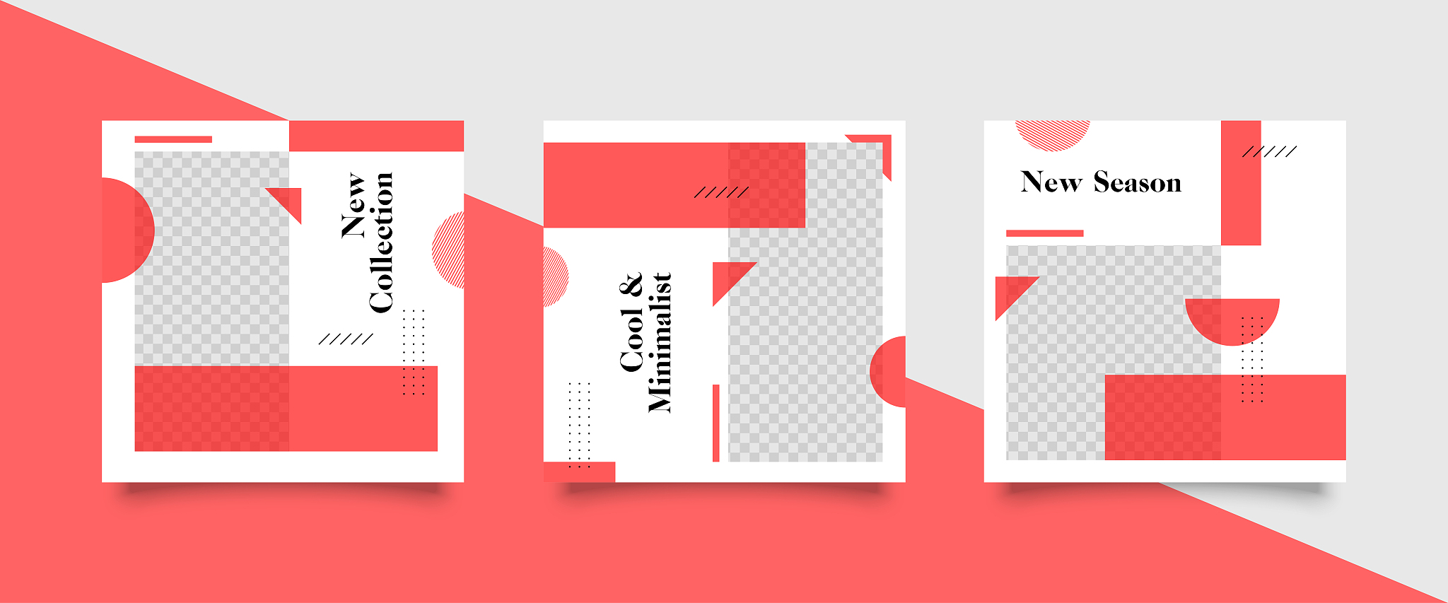 fashion social media post template